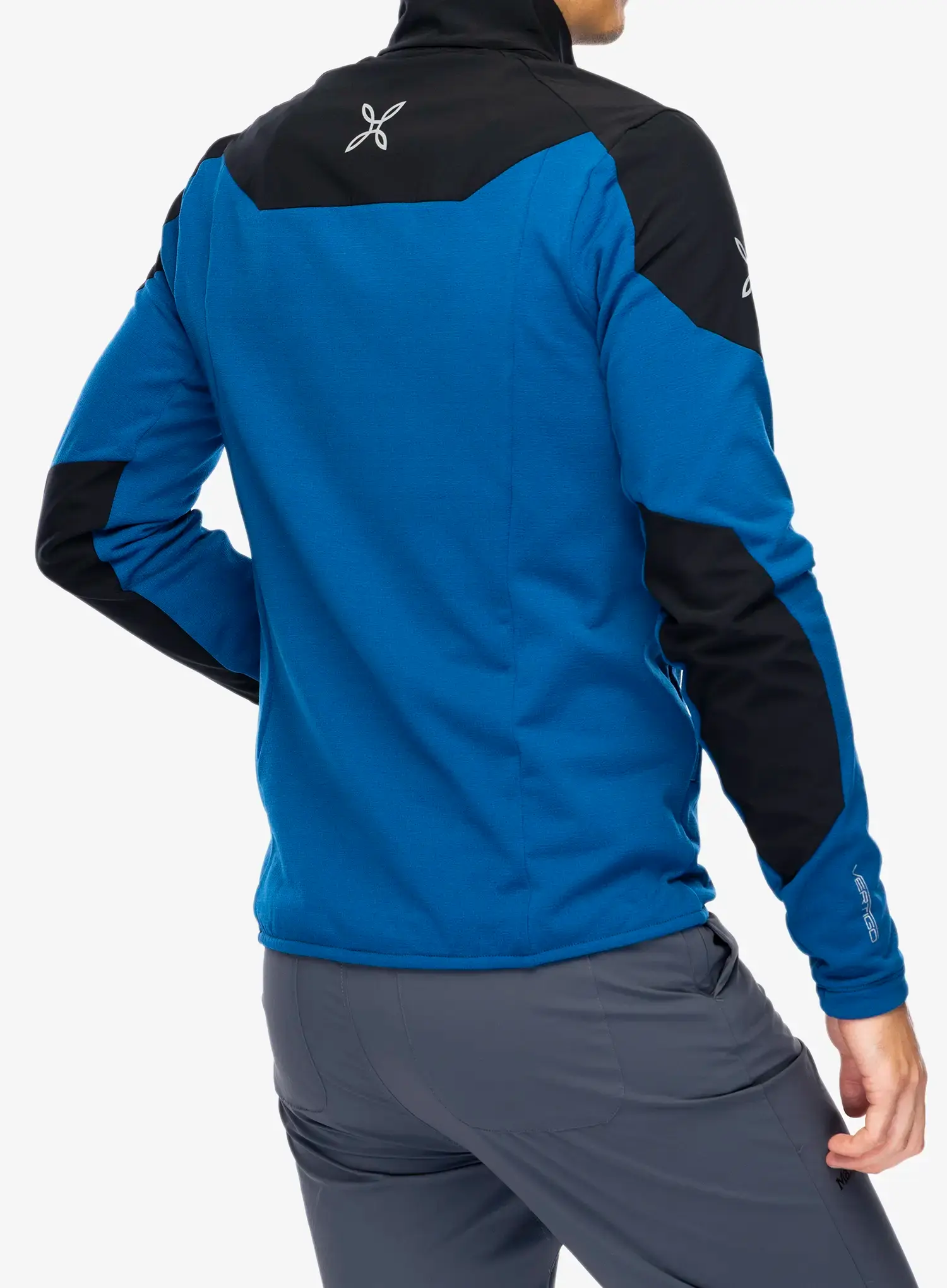 Rozepínací mikina Montura Force Maglia - deep blue/orange
