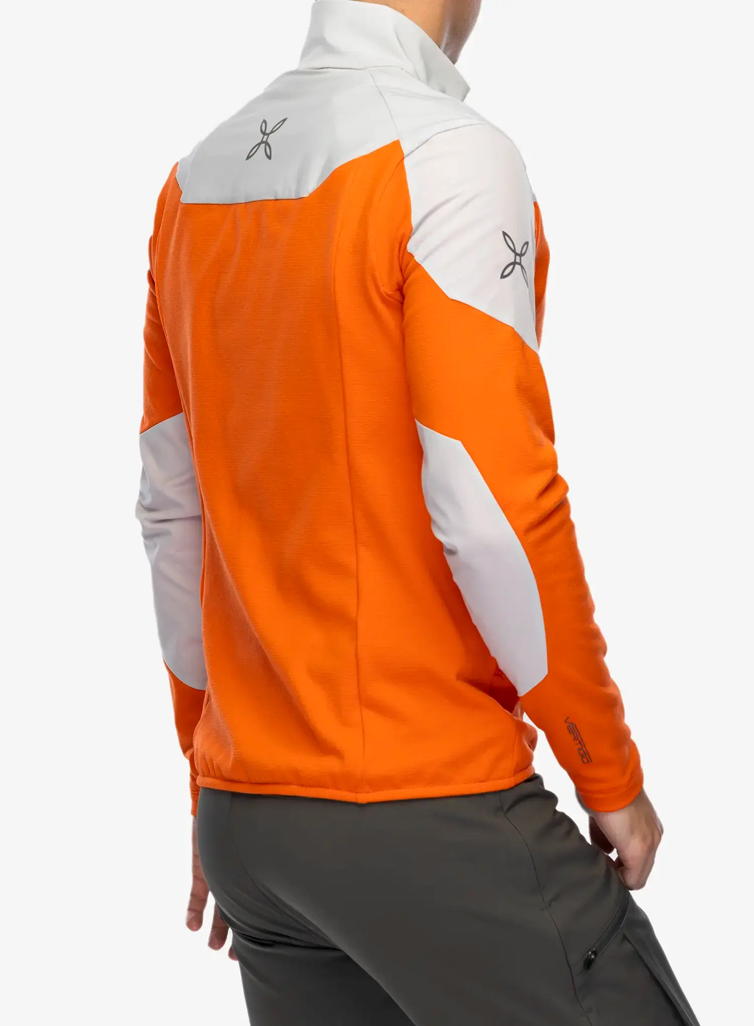 Mikina bez kapuce Montura Force Maglia - orange/quiet grey