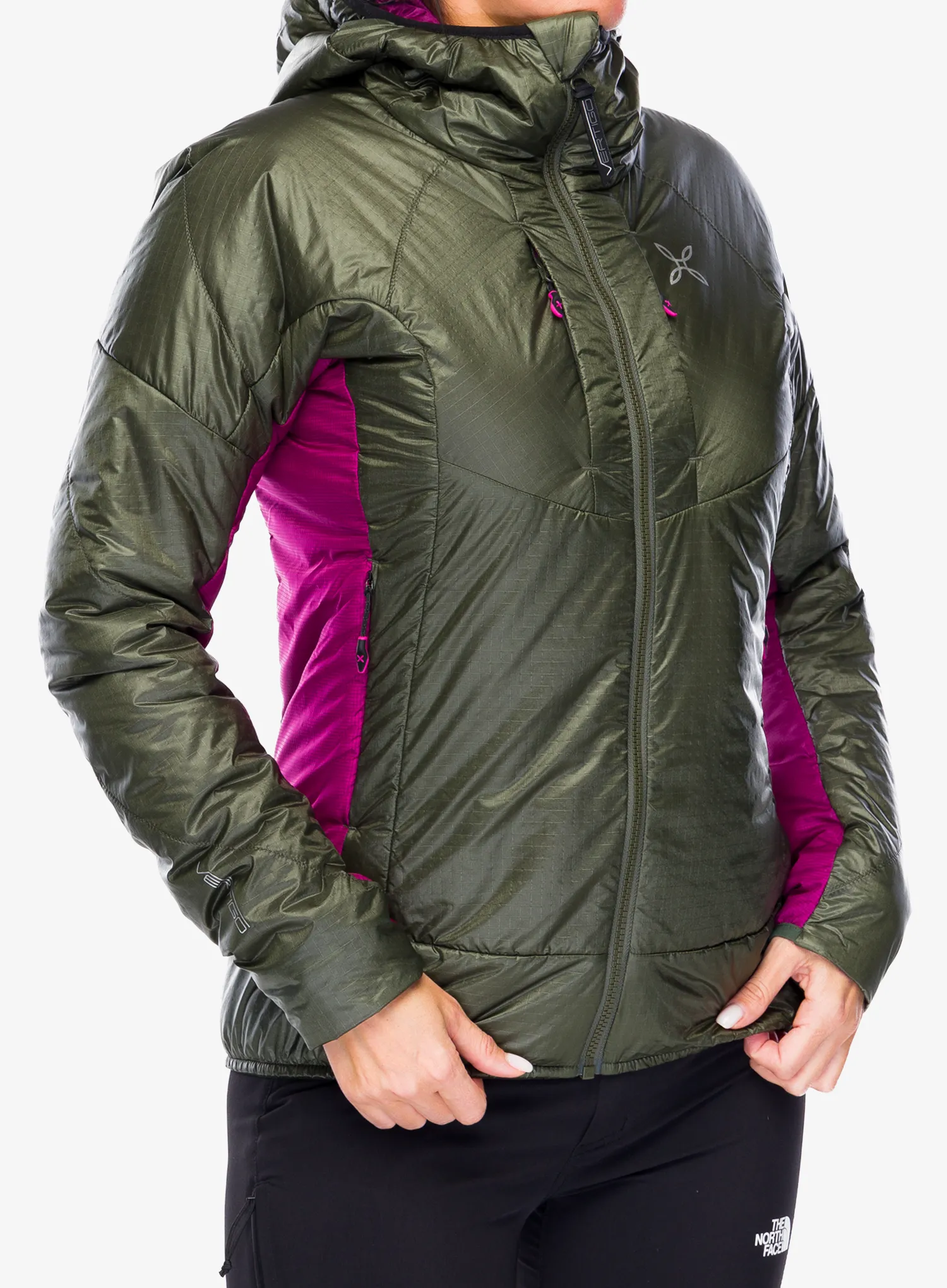 Zateplená bunda dámská Montura Force Primaloft Jacket - sage green/wine red