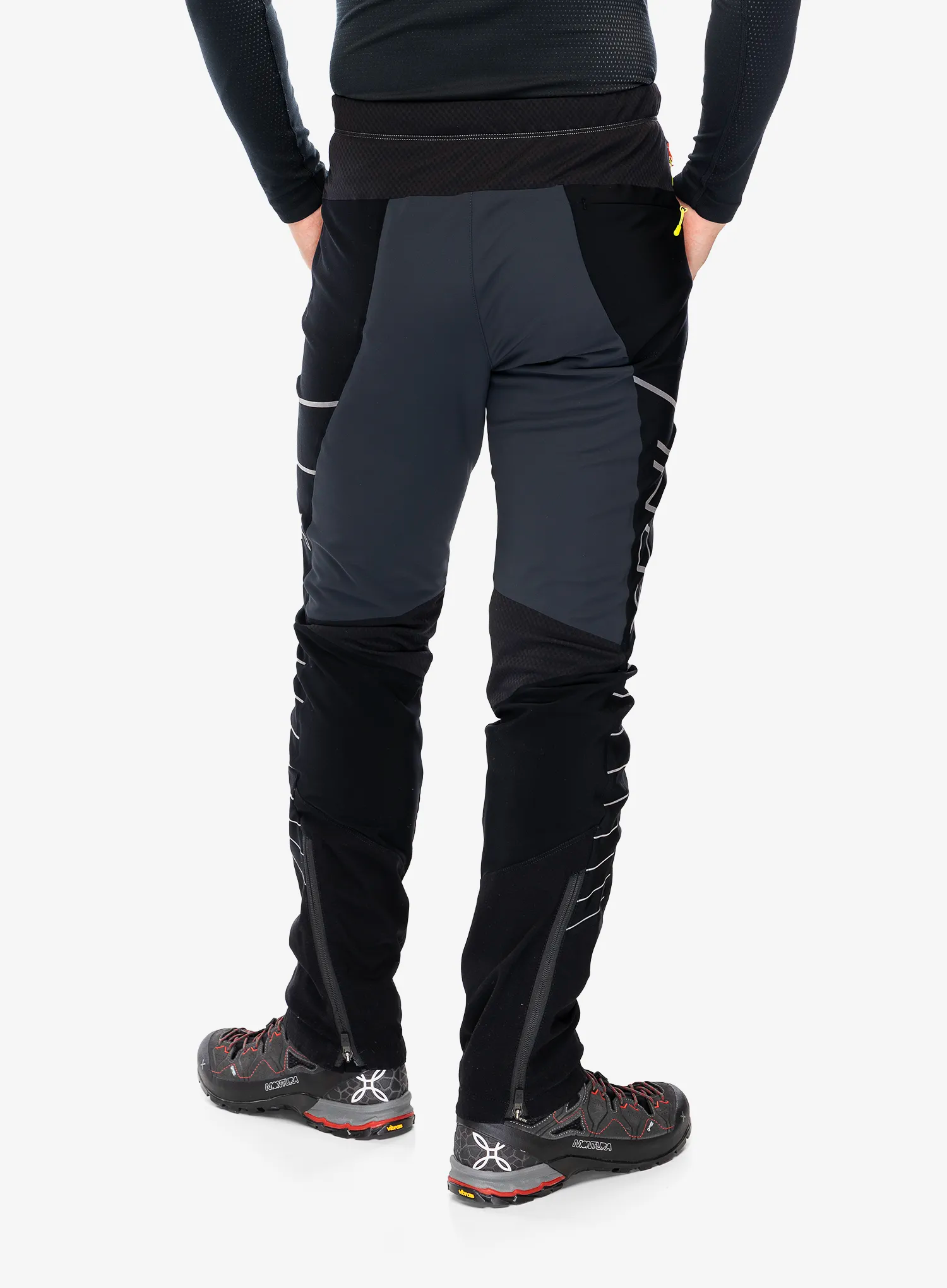 Turistické kalhoty Montura Inox Pants - mid grey/orange