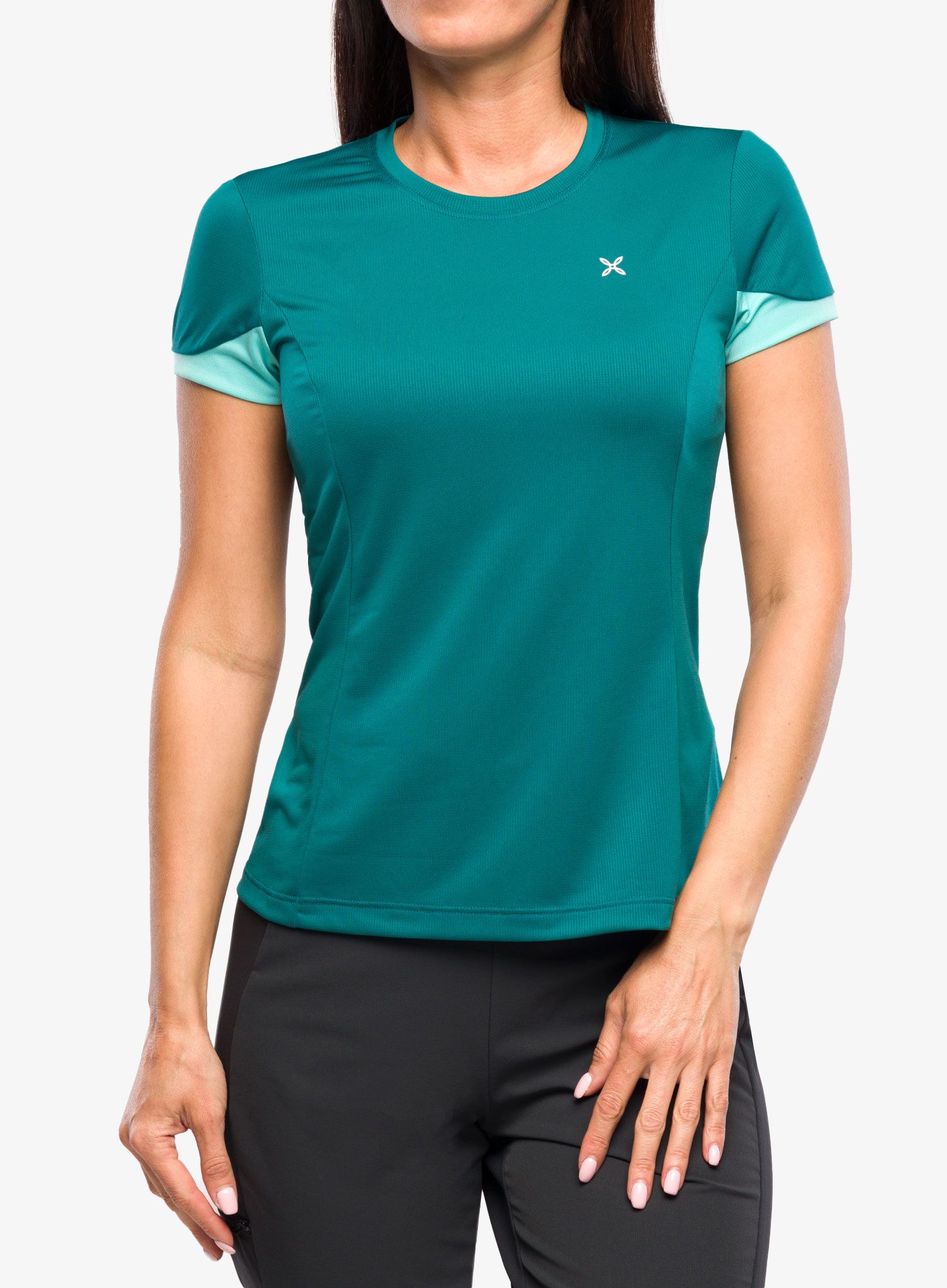 Rychleschnoucí tričko dámská Montura Join T-Shirt - baltic/ice blue