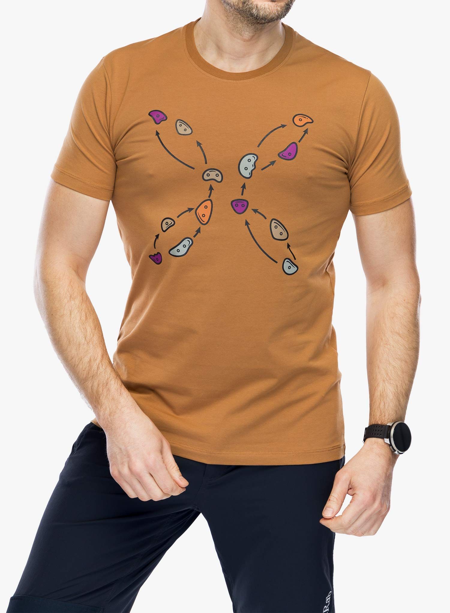 Bavlněné tričko Montura Jugs T-Shirt - camel