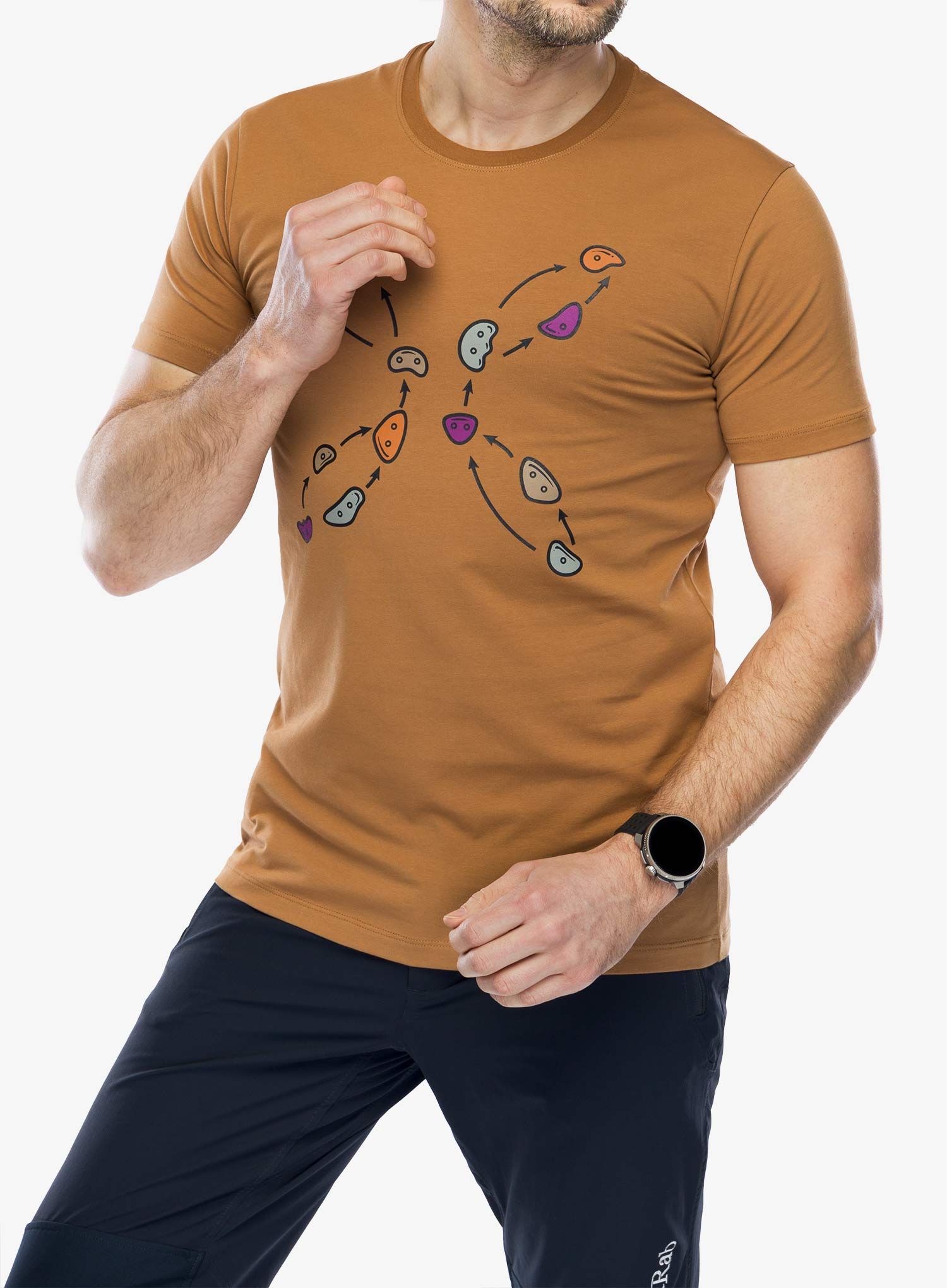 Bavlněné tričko Montura Jugs T-Shirt - camel