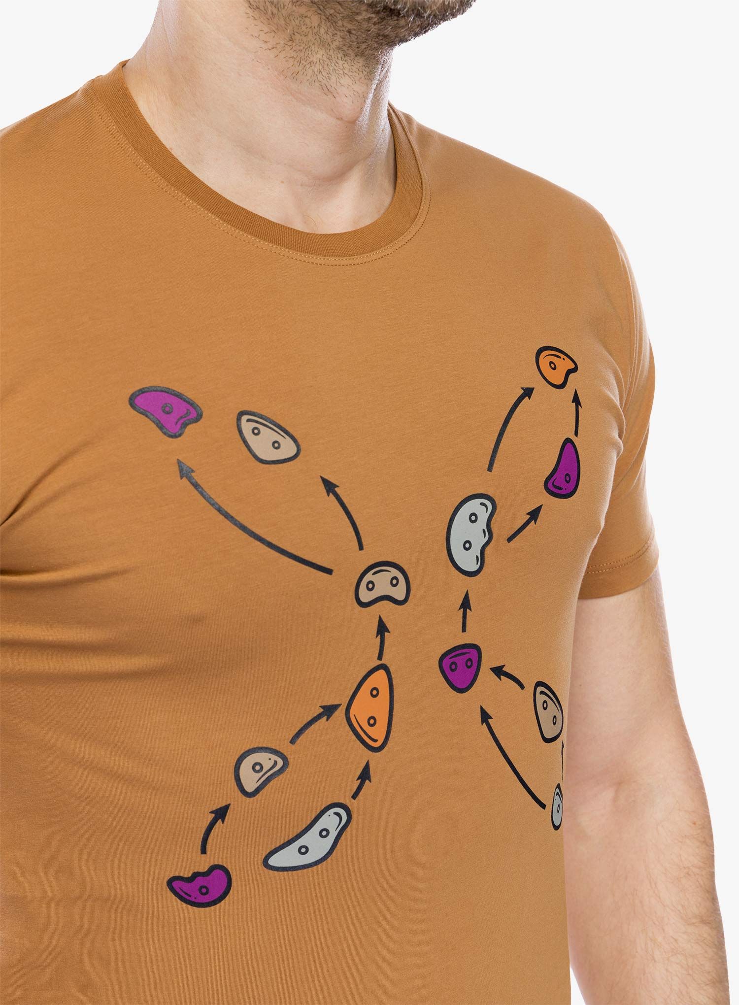 Bavlněné tričko Montura Jugs T-Shirt - camel