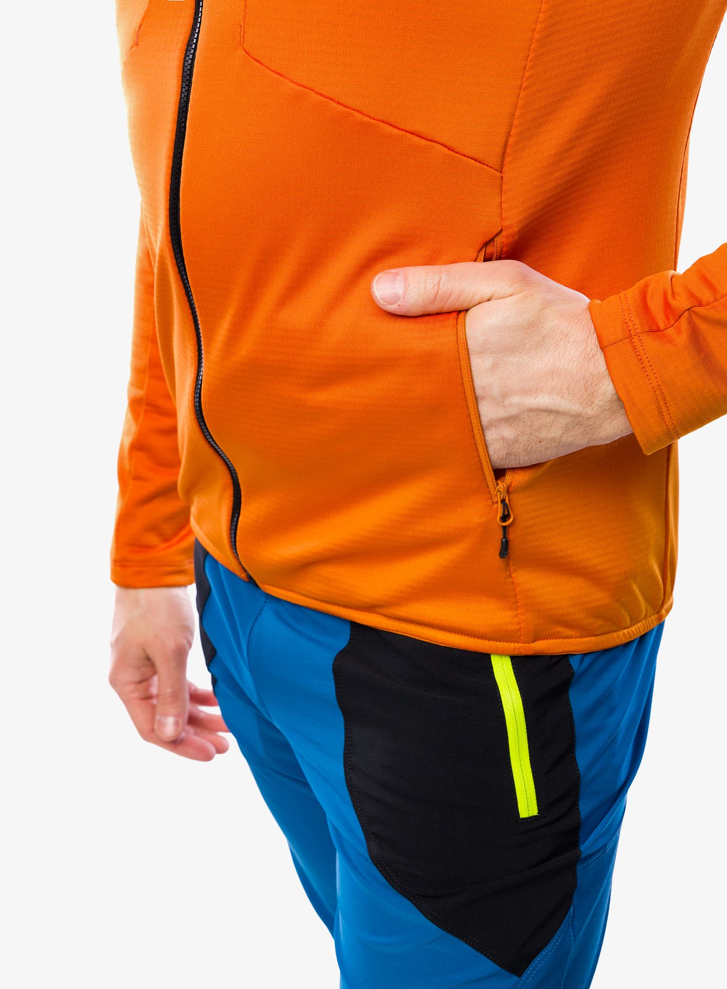 Rozepínací mikina Montura Kristall Maglia - mandarine