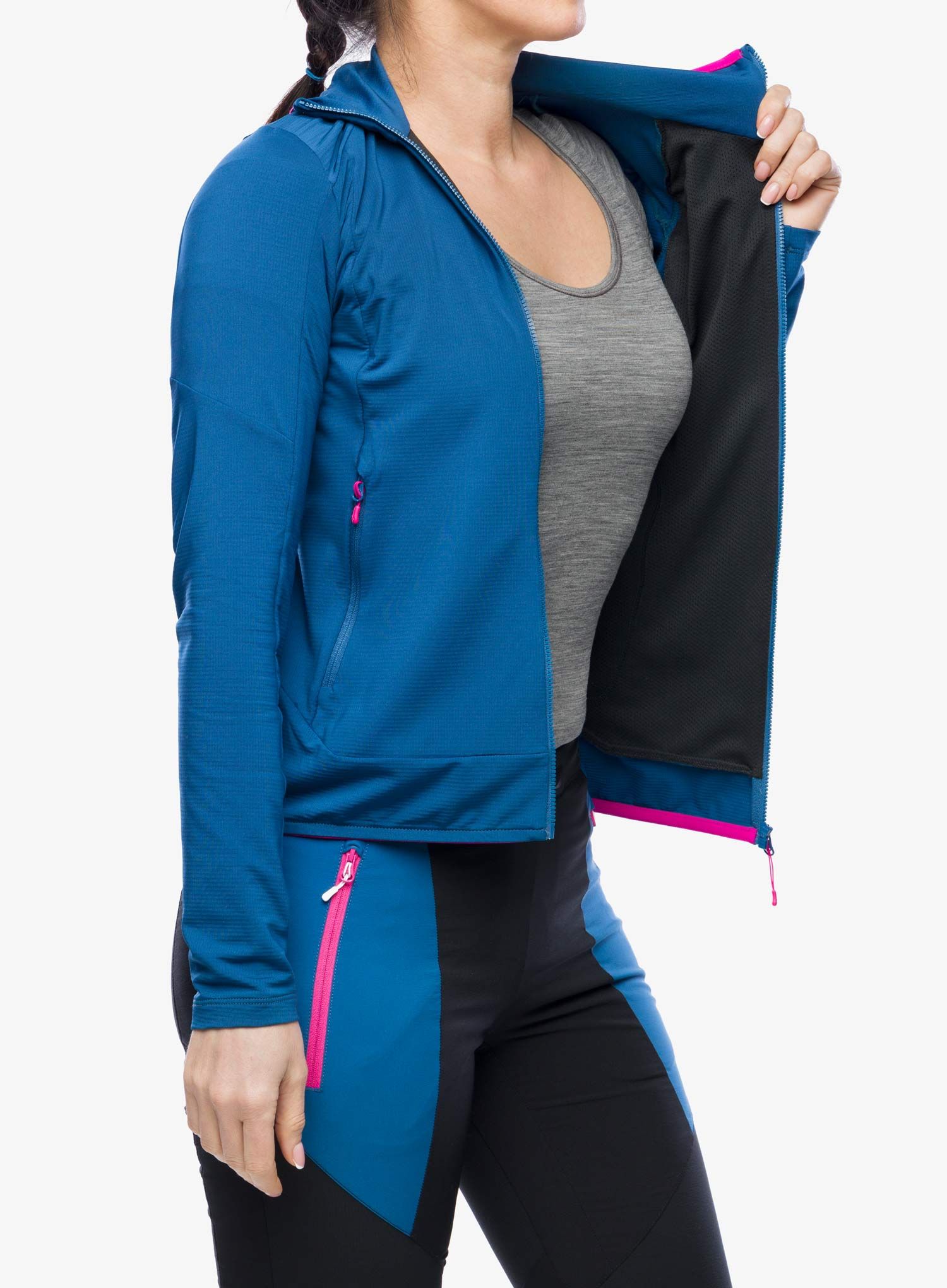 Dámská mikina Montura Light Revolution Maglia - deep blue/intense violet