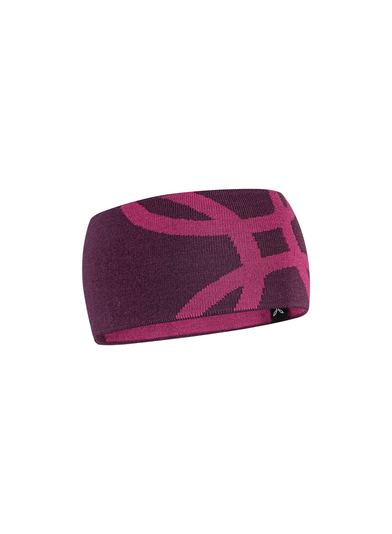 Čelenka Montura Merino Logo Band - wine red/baton rouge