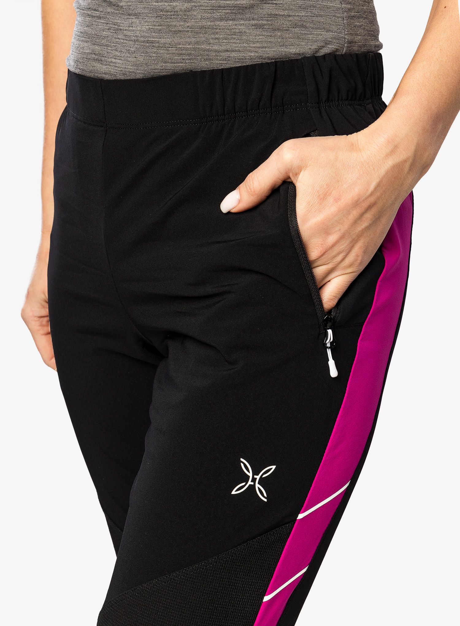 Trekové kalhoty dámské Montura Mountain Fast Pants - nero/intense violet