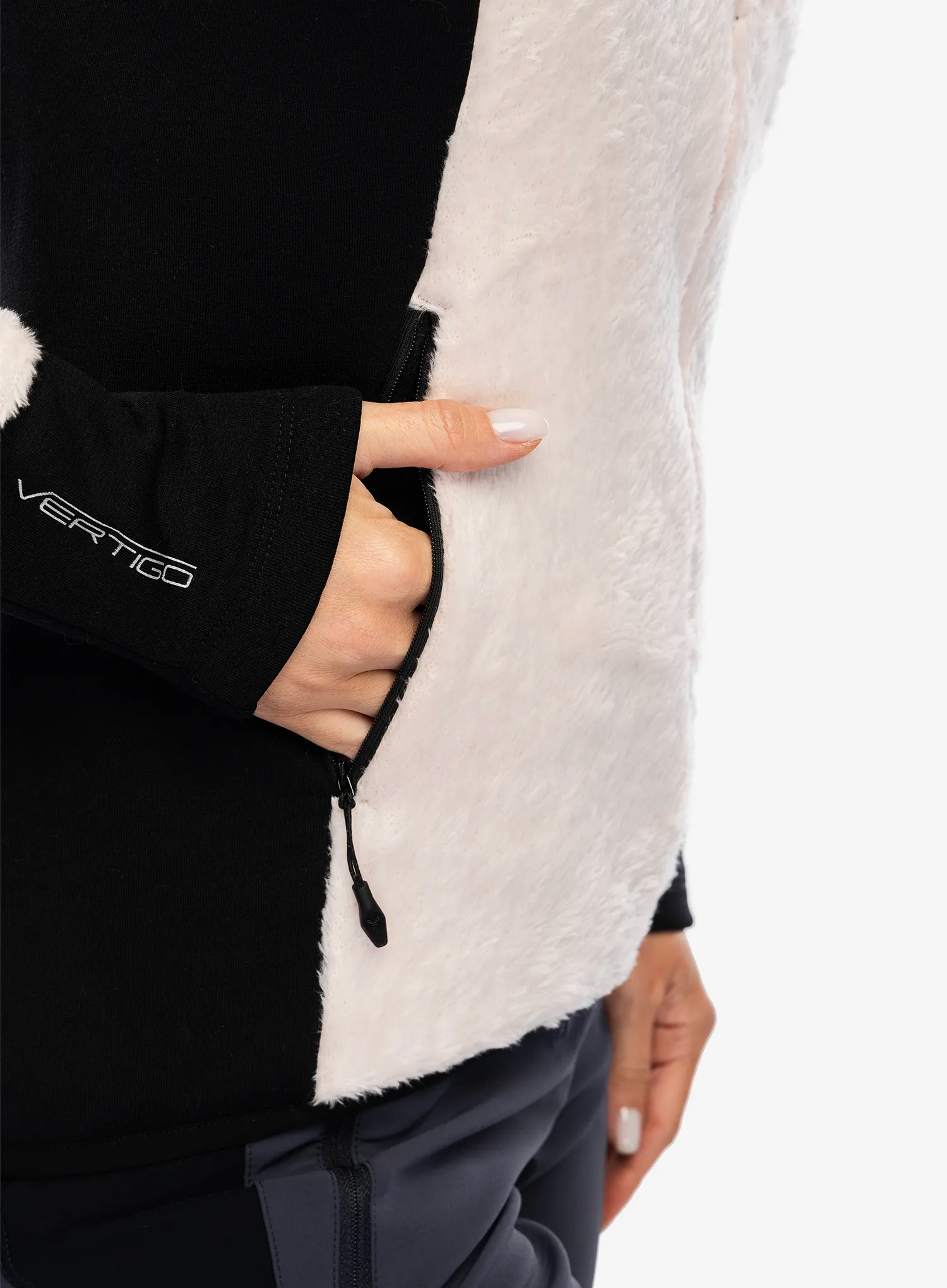 Fleecová mikina dámská Montura Nordic Fleece 2 Jacket - light rose