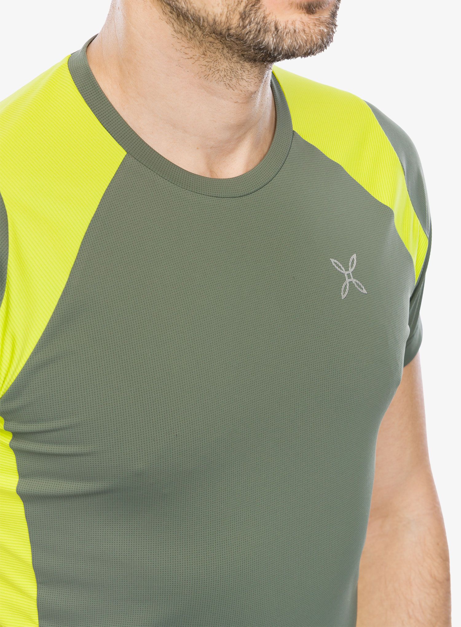 Tričko Montura Outdoor Choice T-Shirt - sage green/lime green