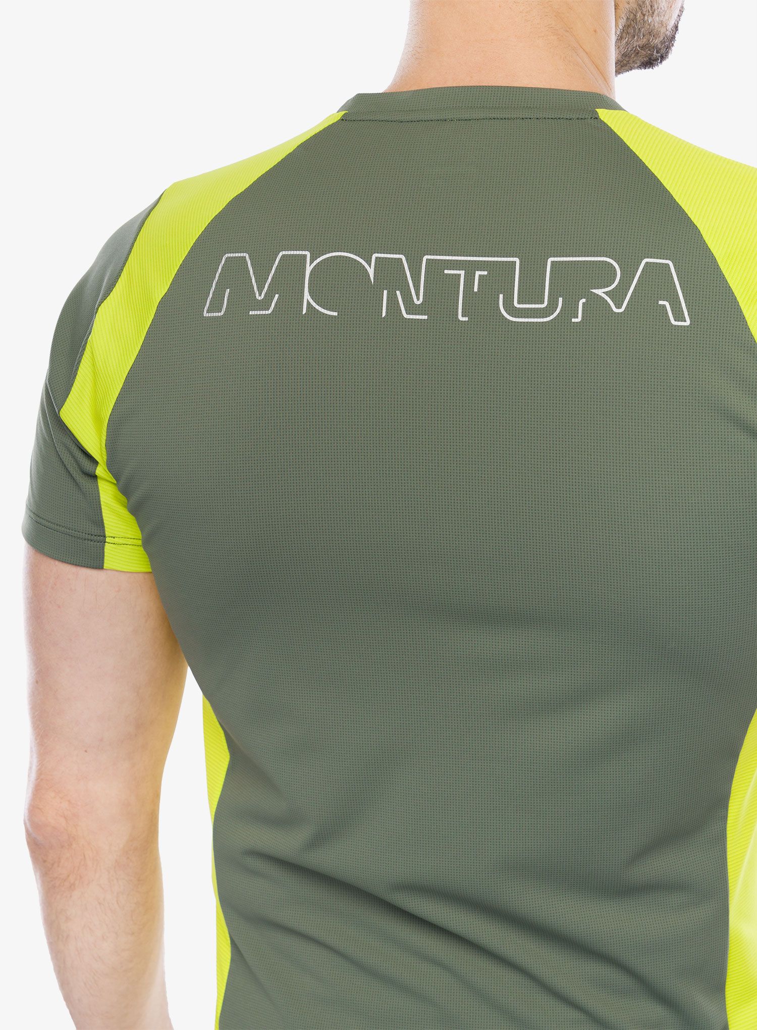 Tričko Montura Outdoor Choice T-Shirt - sage green/lime green