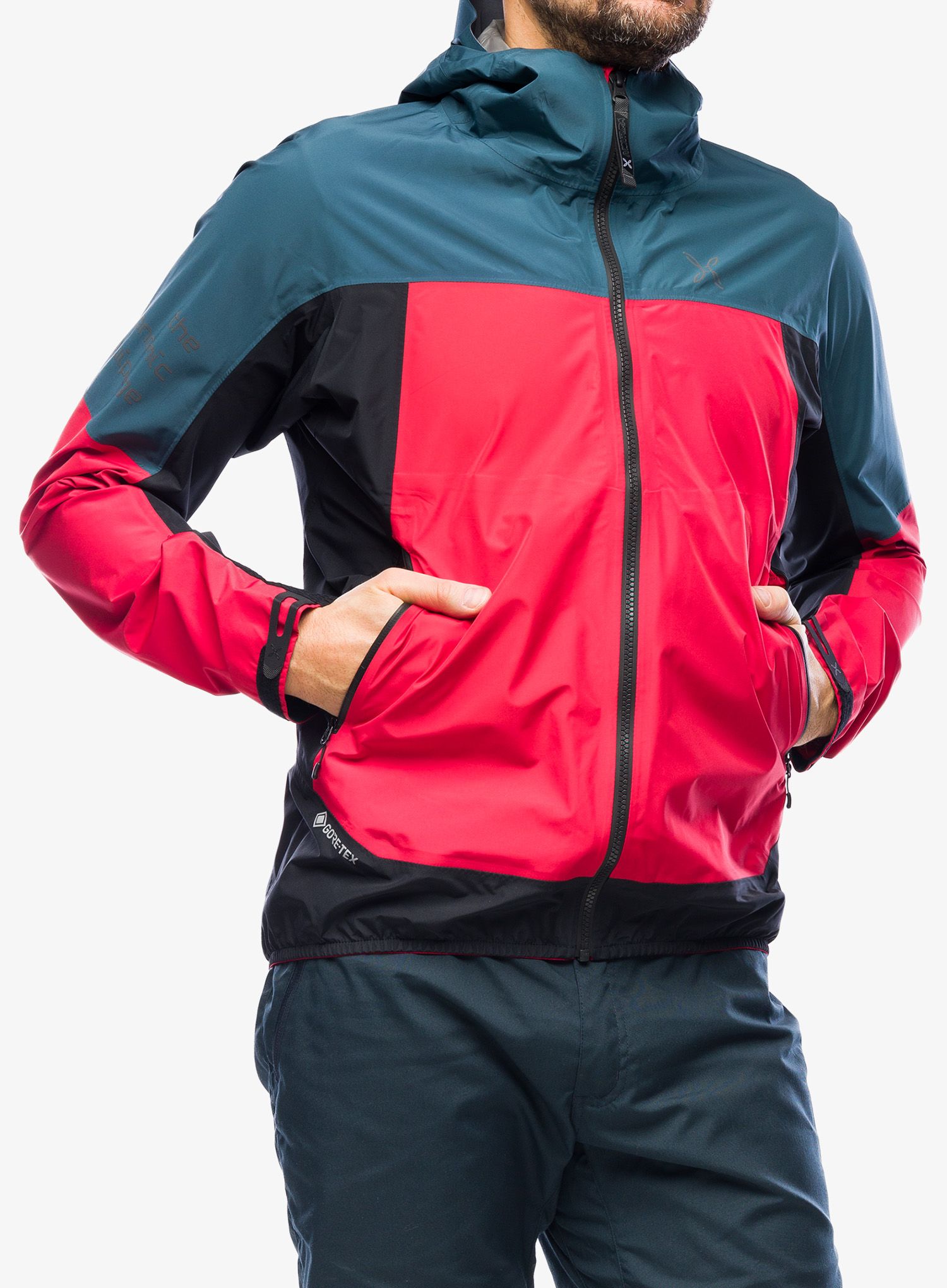 Bunda do deště Montura Pac Mind Jacket - red/blue