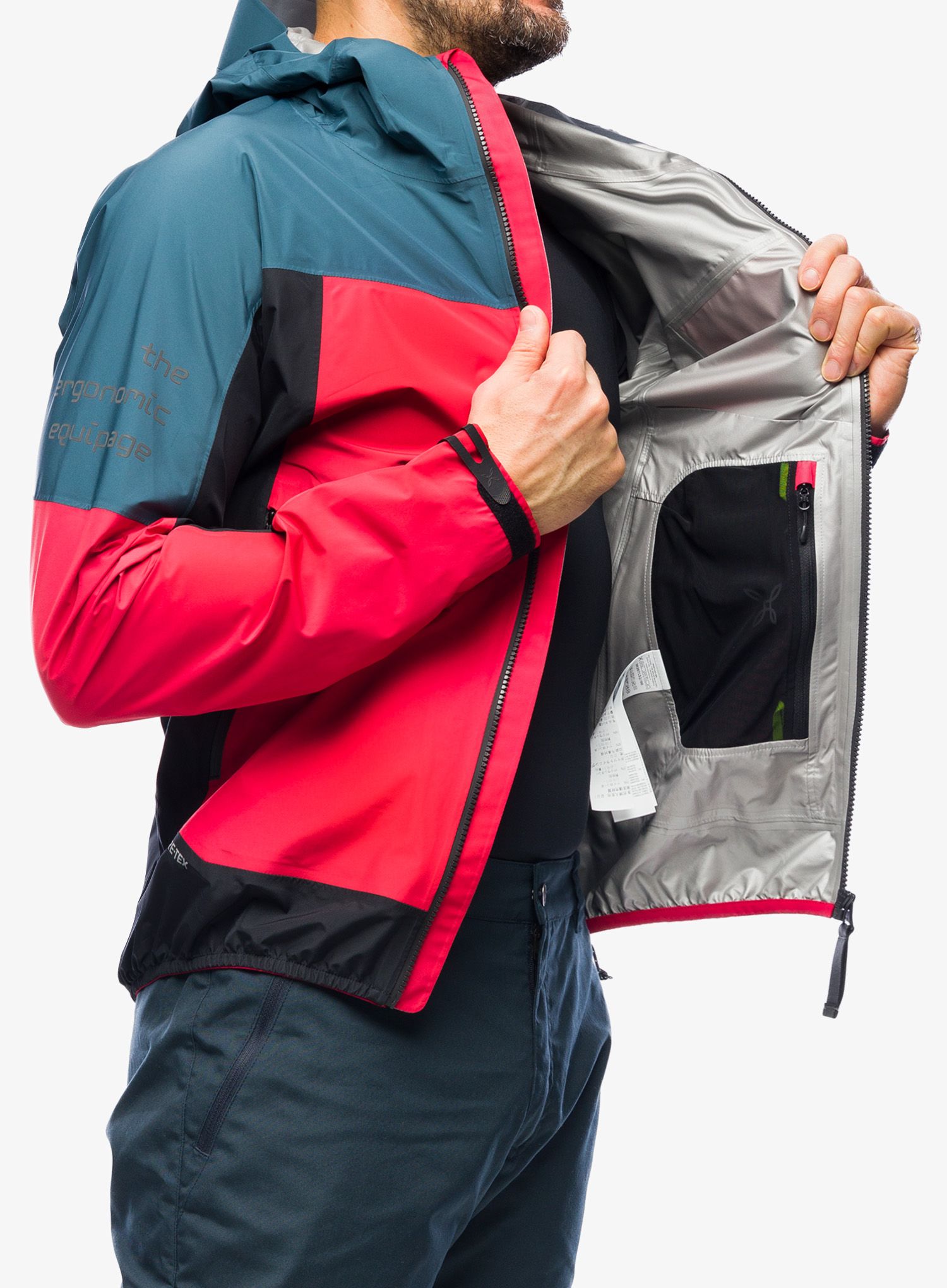 Bunda do deště Montura Pac Mind Jacket - red/blue