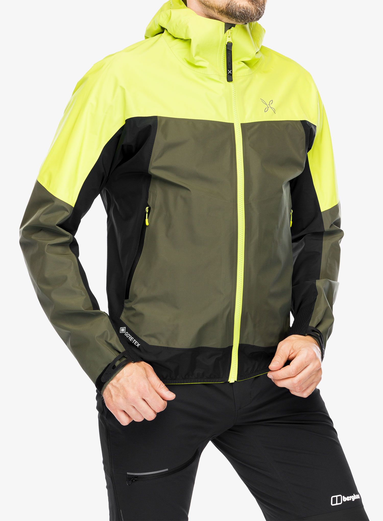 GORE TEX bunda Montura Pac Mind Jacket - sage green/lime green