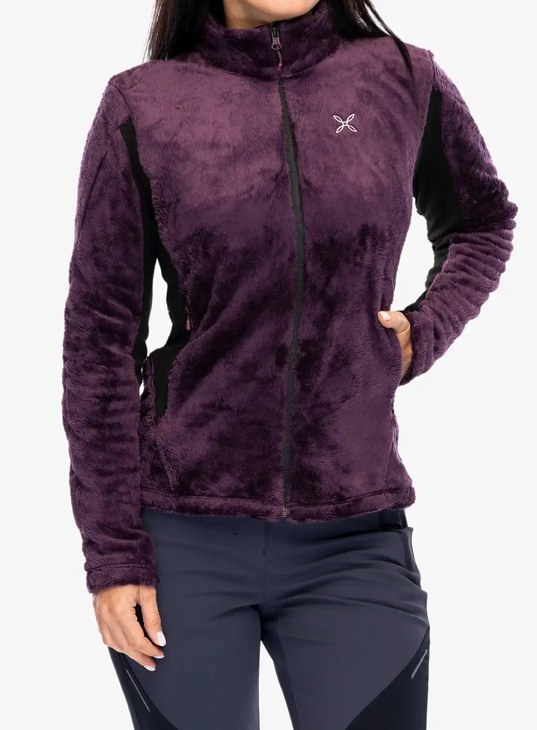 Fleecová mikina dámská Montura Polar Style Jacket - wine red