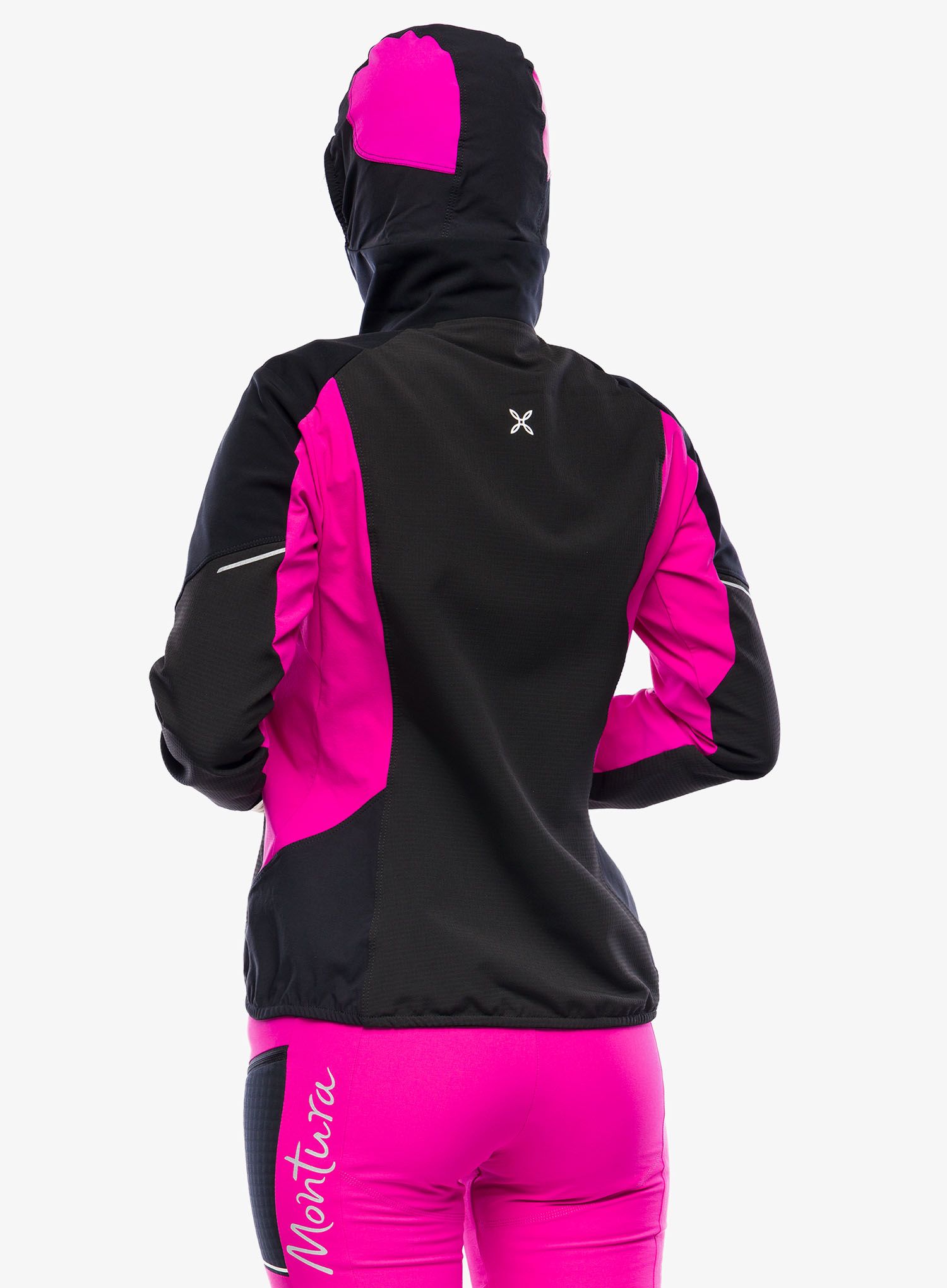 Softshellová bunda dámská Montura Premium Wind Conf.Fit Jacket - black/intense violet