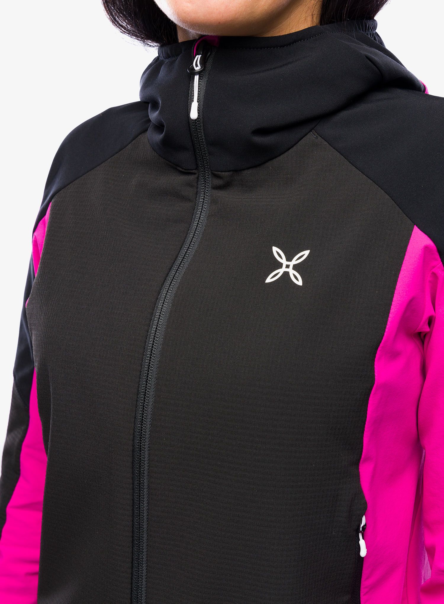 Softshellová bunda dámská Montura Premium Wind Conf.Fit Jacket - black/intense violet