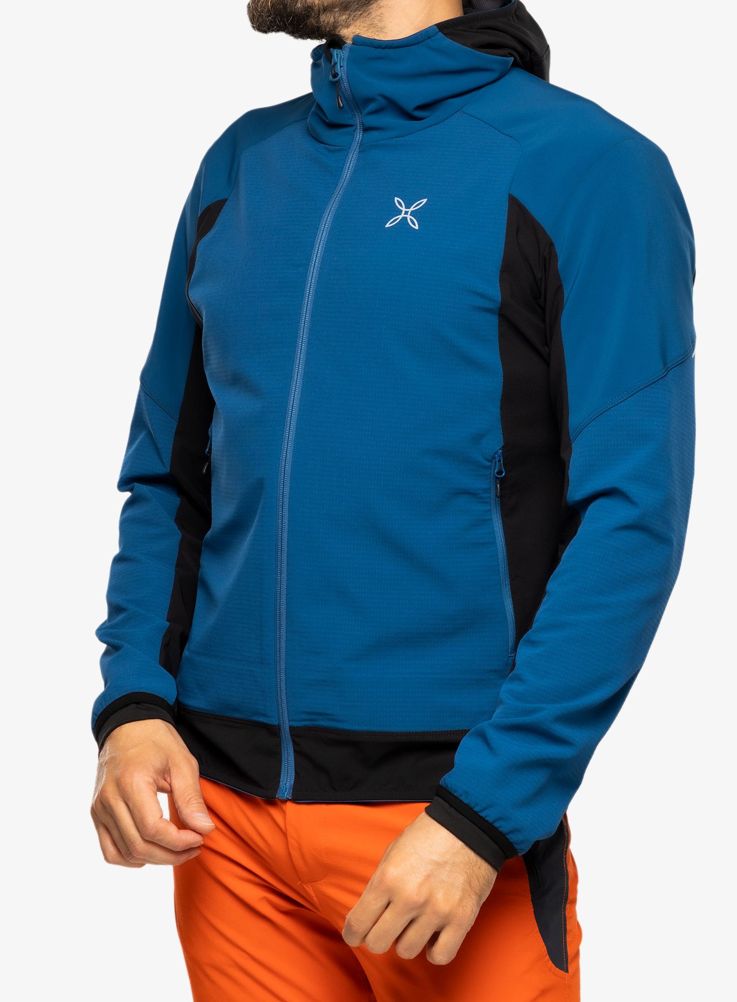 Softshellová bunda Montura Premium Wind Hoody Jacket - deep blue