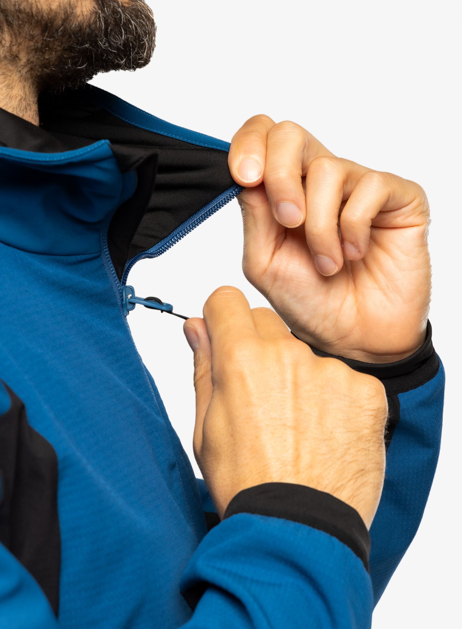 Softshellová bunda Montura Premium Wind Hoody Jacket - deep blue
