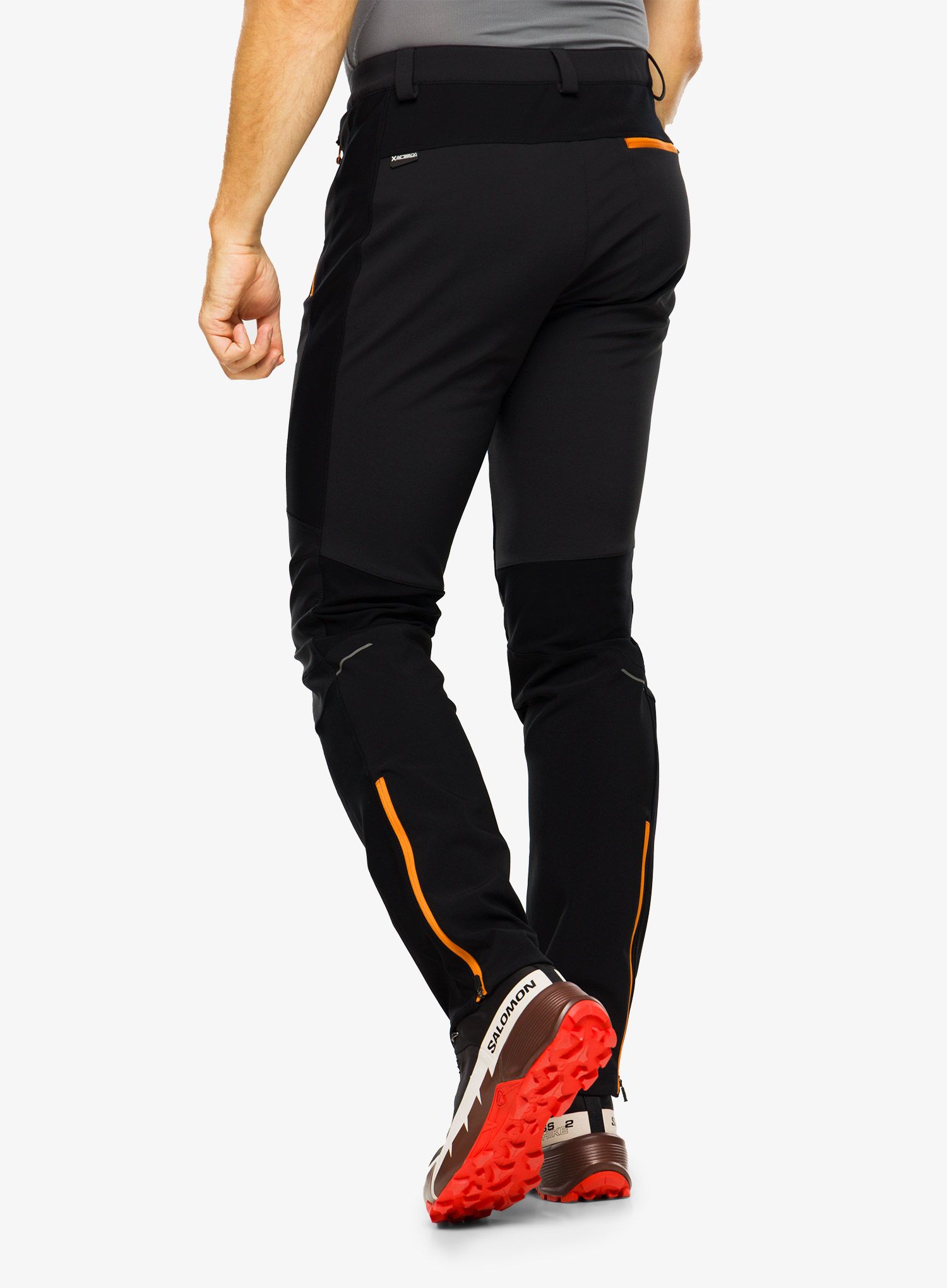 Softshell kalhoty Montura Presanella Pants - black/mandarine