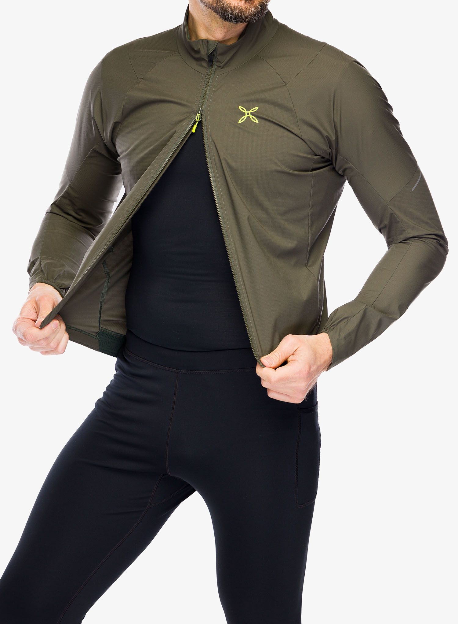 Bunda na kolo Montura Rando Cycling Windproof Jacket - sage green