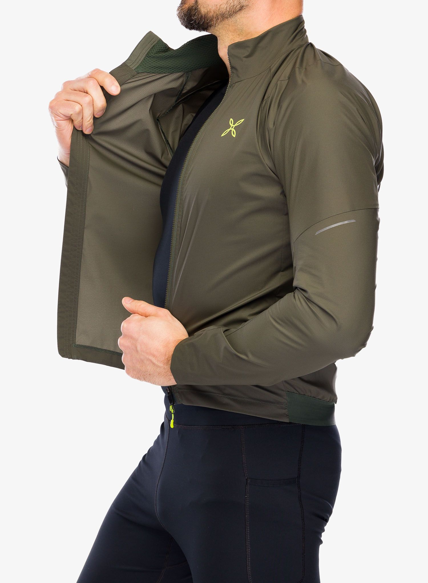 Bunda na kolo Montura Rando Cycling Windproof Jacket - sage green