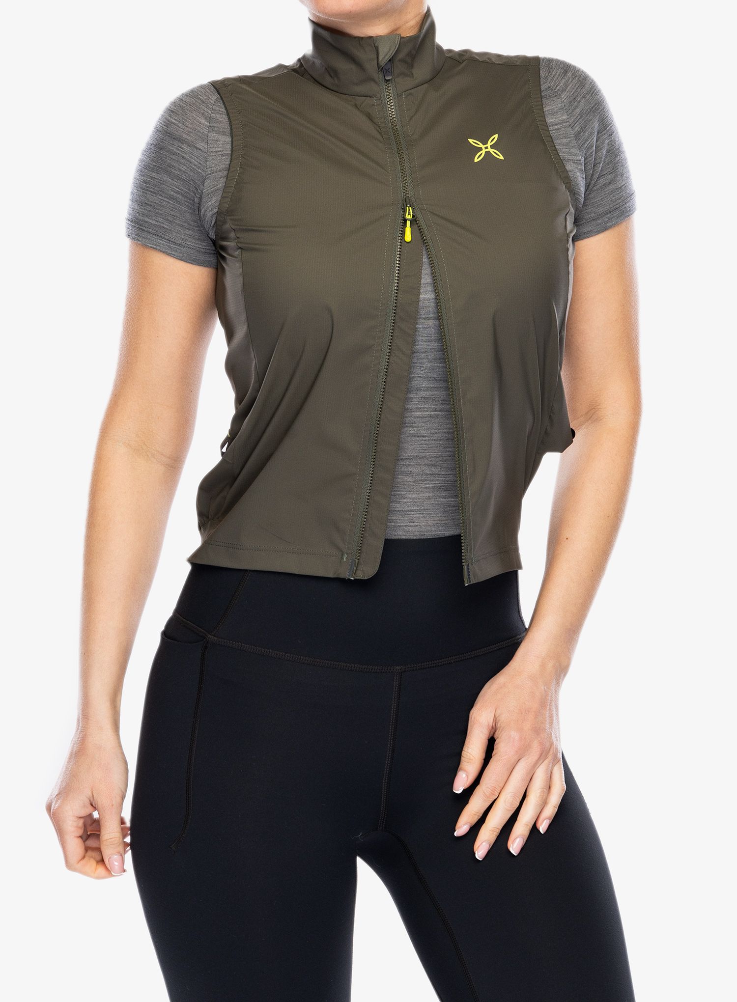 Dámská cyklistická vesta Montura Rando Cycling Windproof Vest - green
