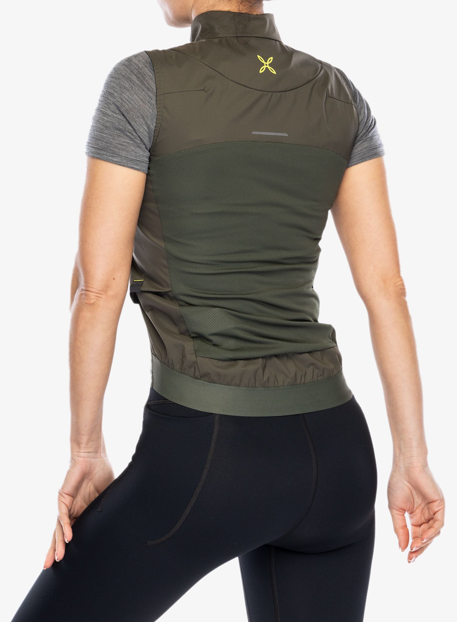 Dámská cyklistická vesta Montura Rando Cycling Windproof Vest - green