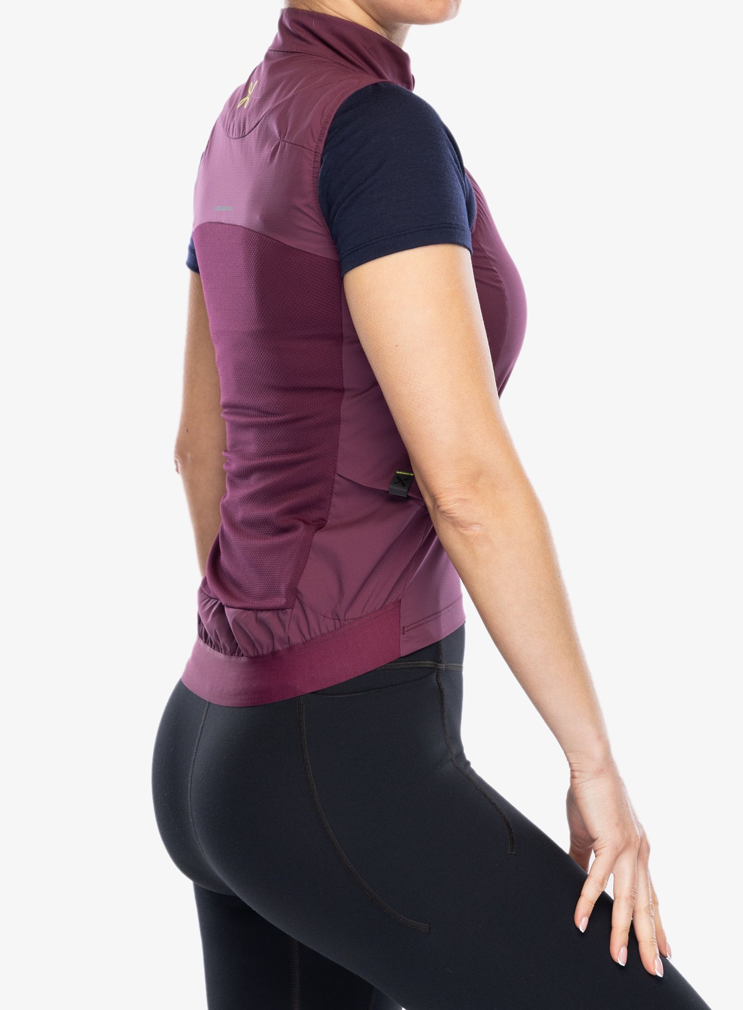 Dámská cyklistická vesta Montura Rando Cycling Windproof Vest - wine red