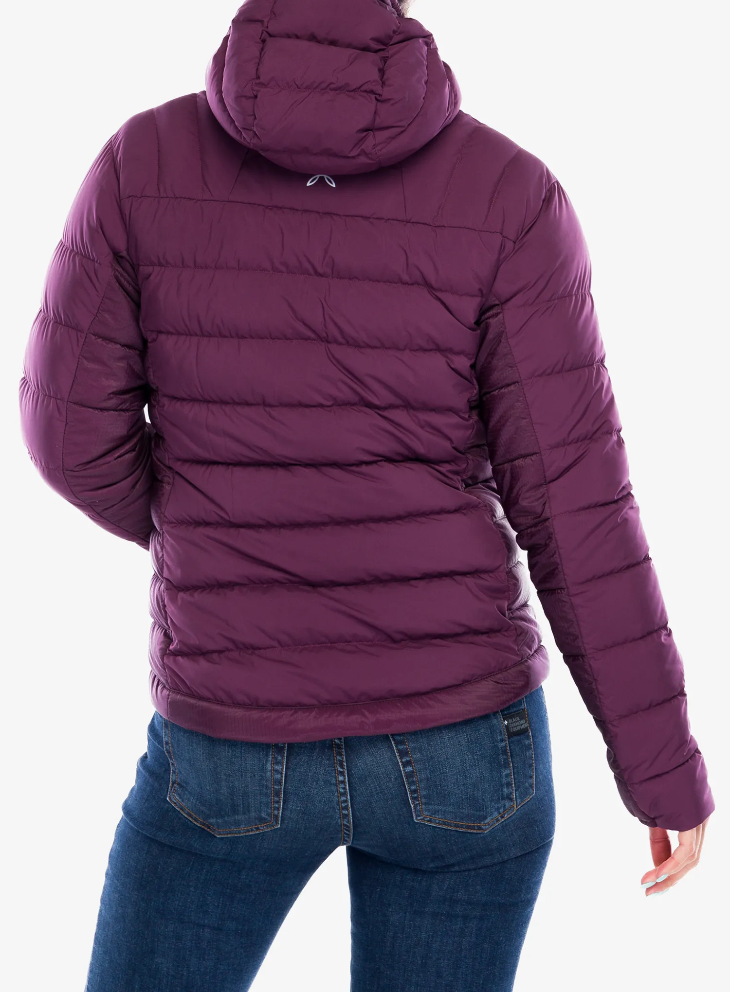 Dámská péřová bunda Montura Renon Hooded Duvet - wine red/baton rouge