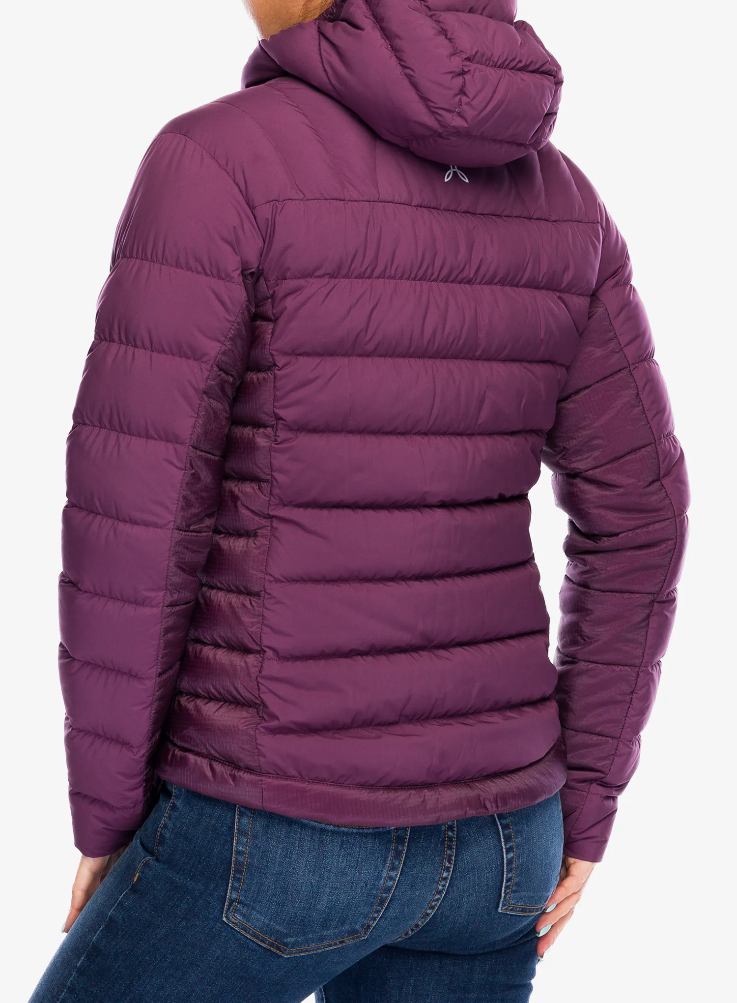Dámská péřová bunda Montura Renon Hooded Duvet - wine red/baton rouge