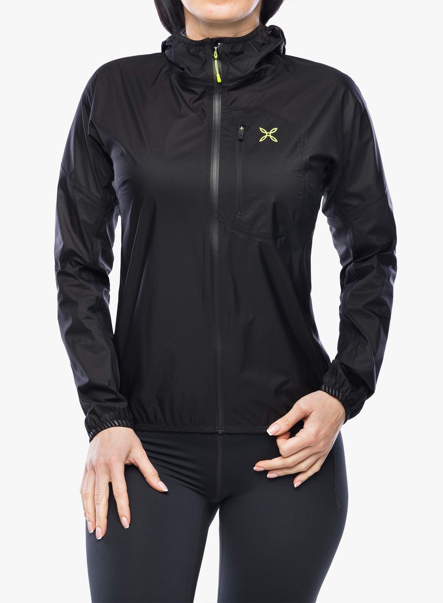 Bunda na běhání dámská Montura Shadow Jacket - black