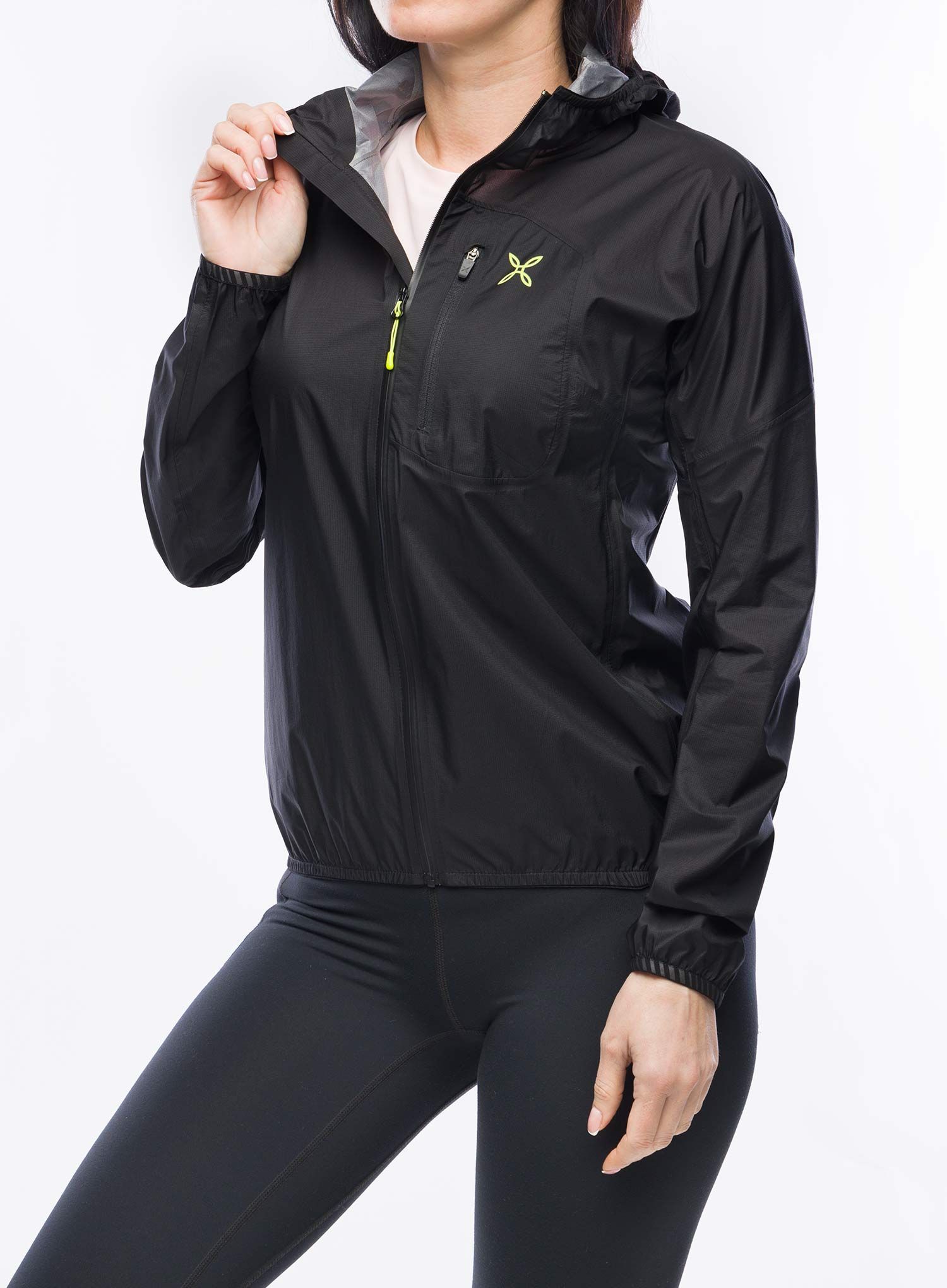 Bunda na běhání dámská Montura Shadow Jacket - black