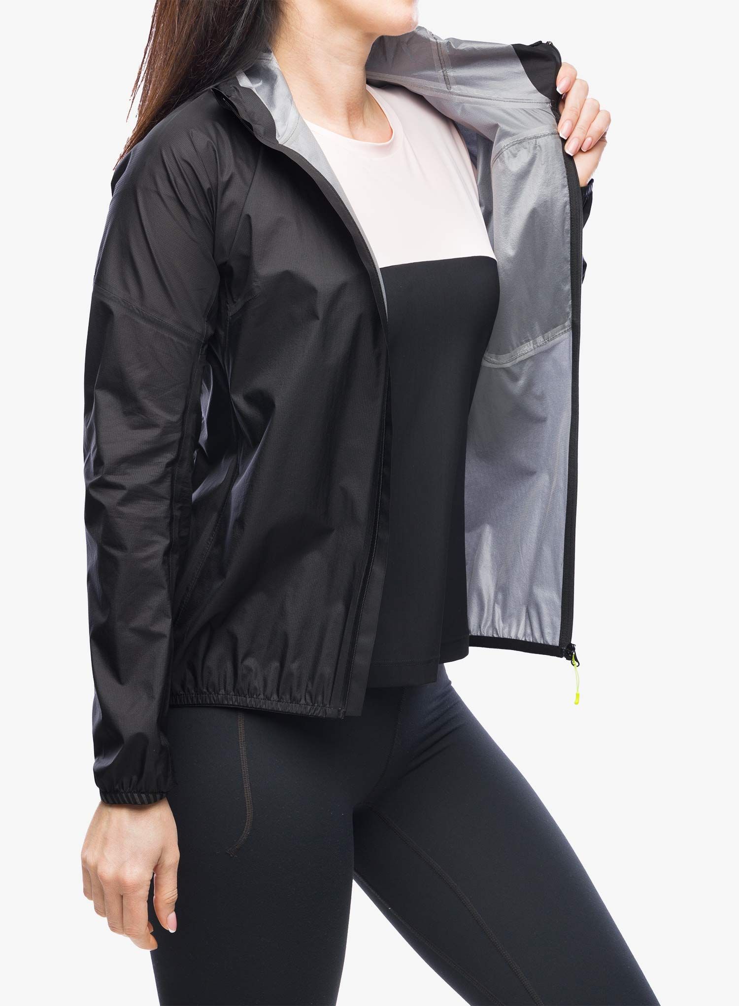 Bunda na běhání dámská Montura Shadow Jacket - black