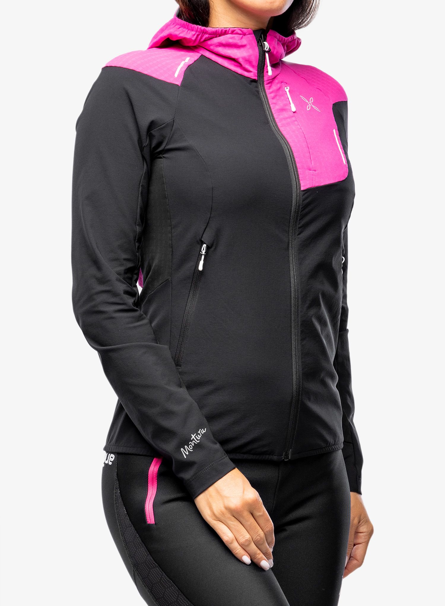 Damska bunda na skialpy Montura Ski Style 2 Jacket - black/intense violet