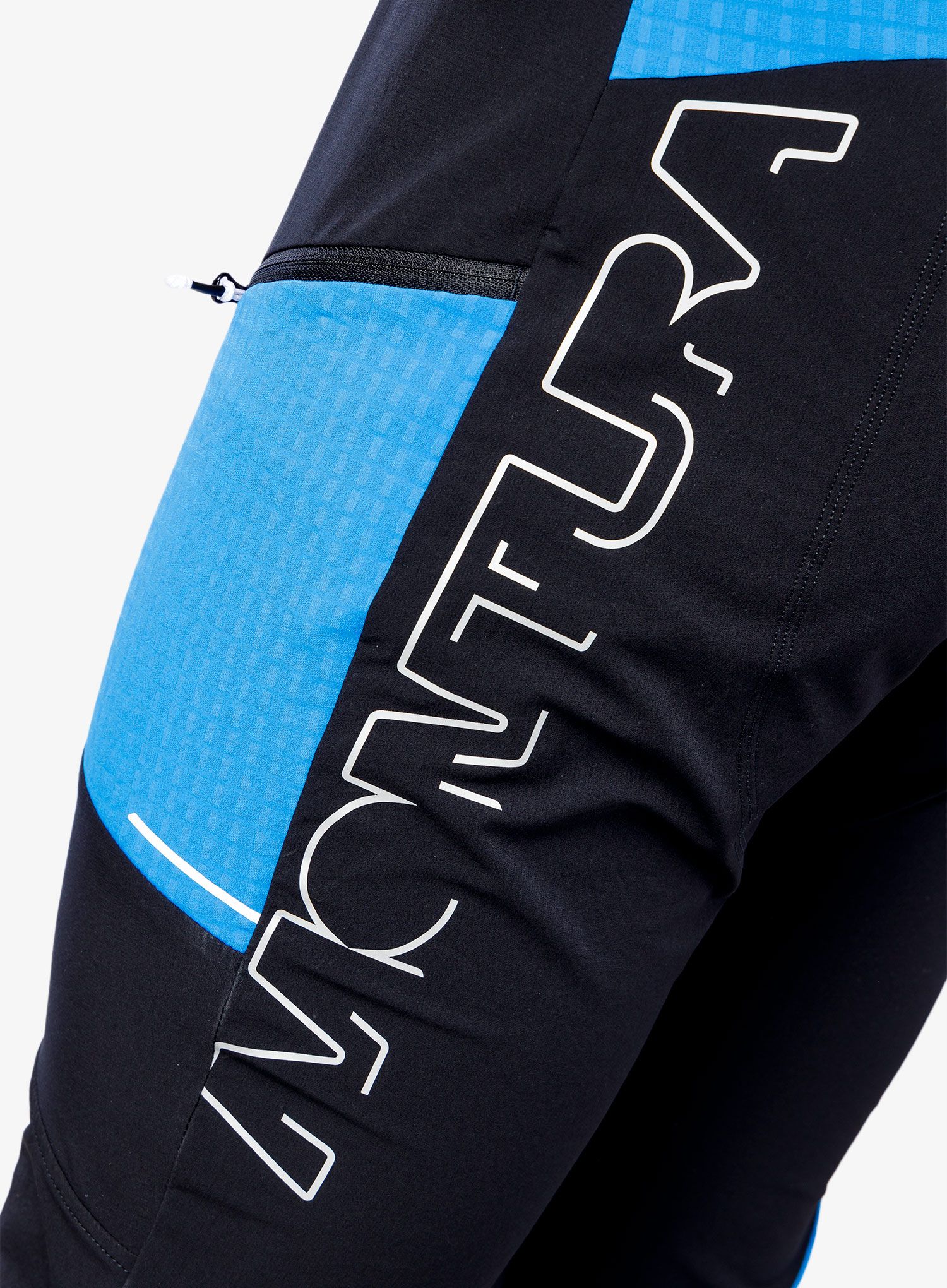Softshellové kalhoty pánské Montura Ski Style Pant - black/bright blue