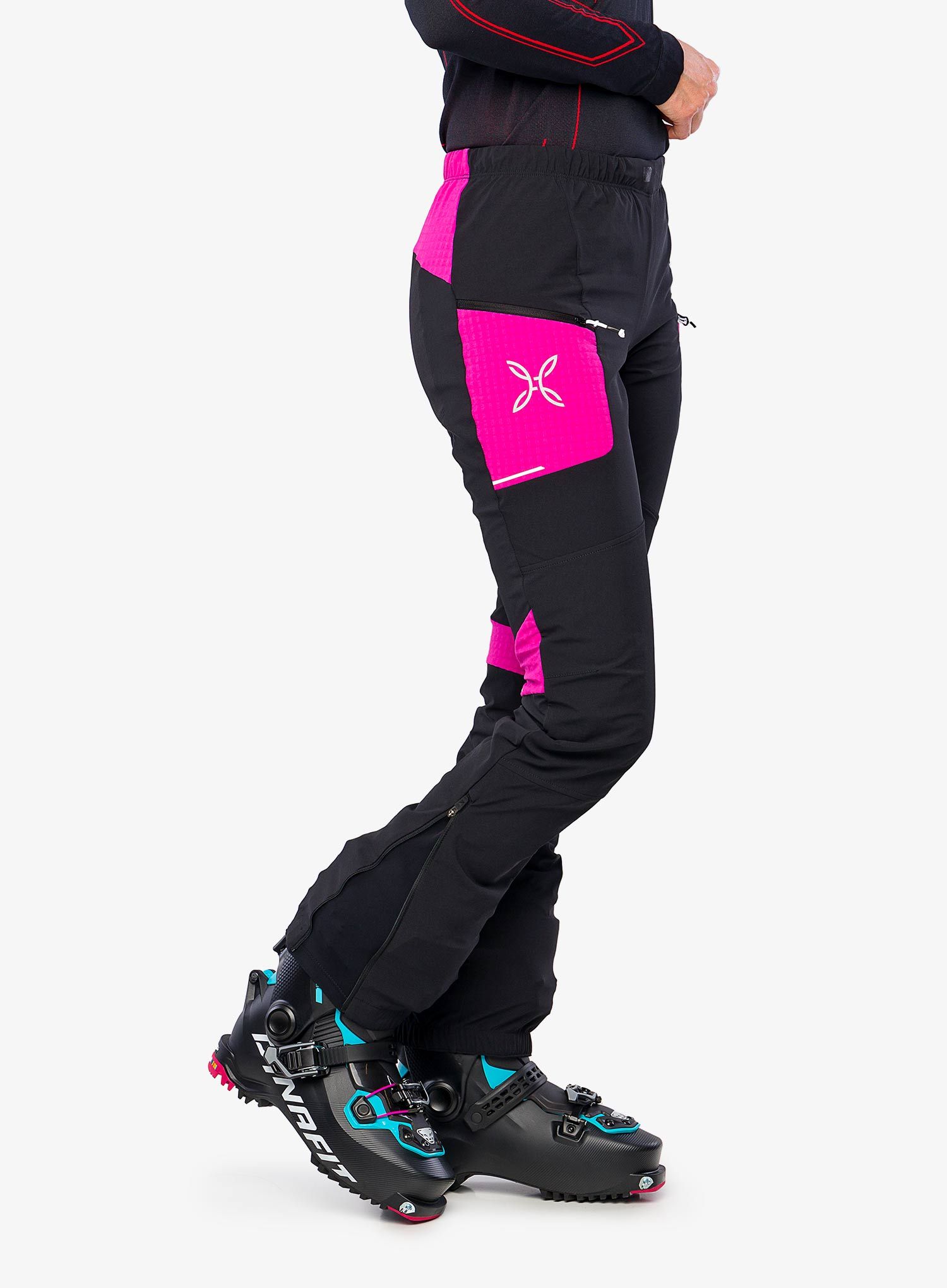 Skialpové kalhoty dámské Montura Ski Style Pants - black/intense violet