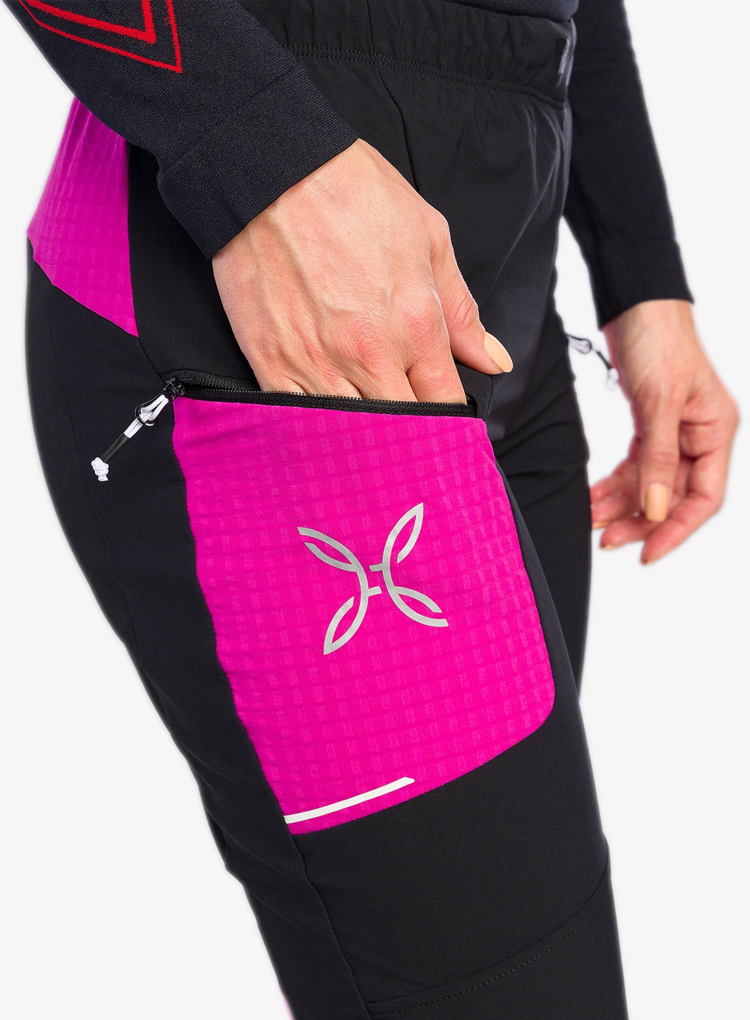 Skialpové kalhoty dámské Montura Ski Style Pants - black/intense violet