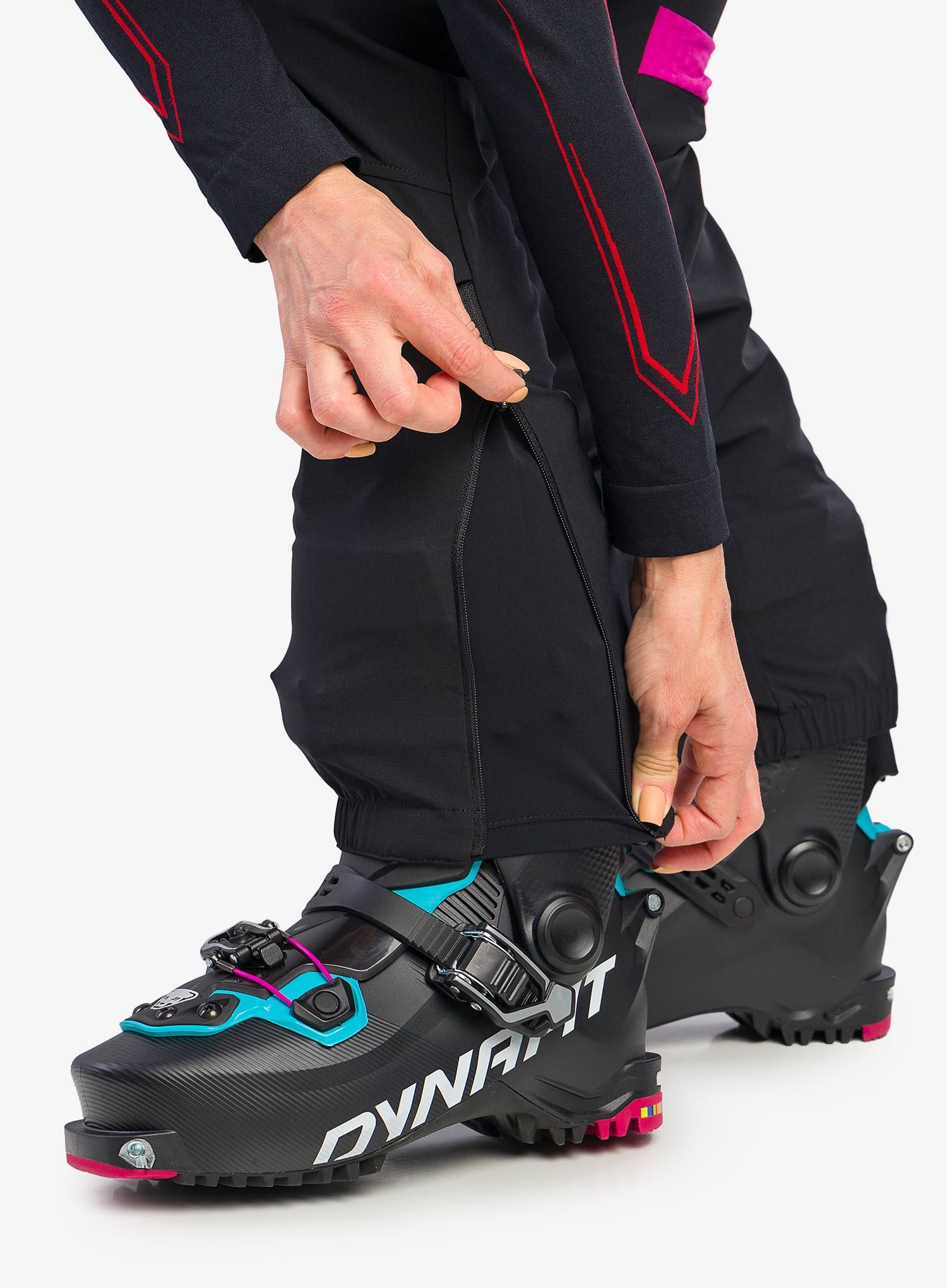 Skialpové kalhoty dámské Montura Ski Style Pants - black/intense violet