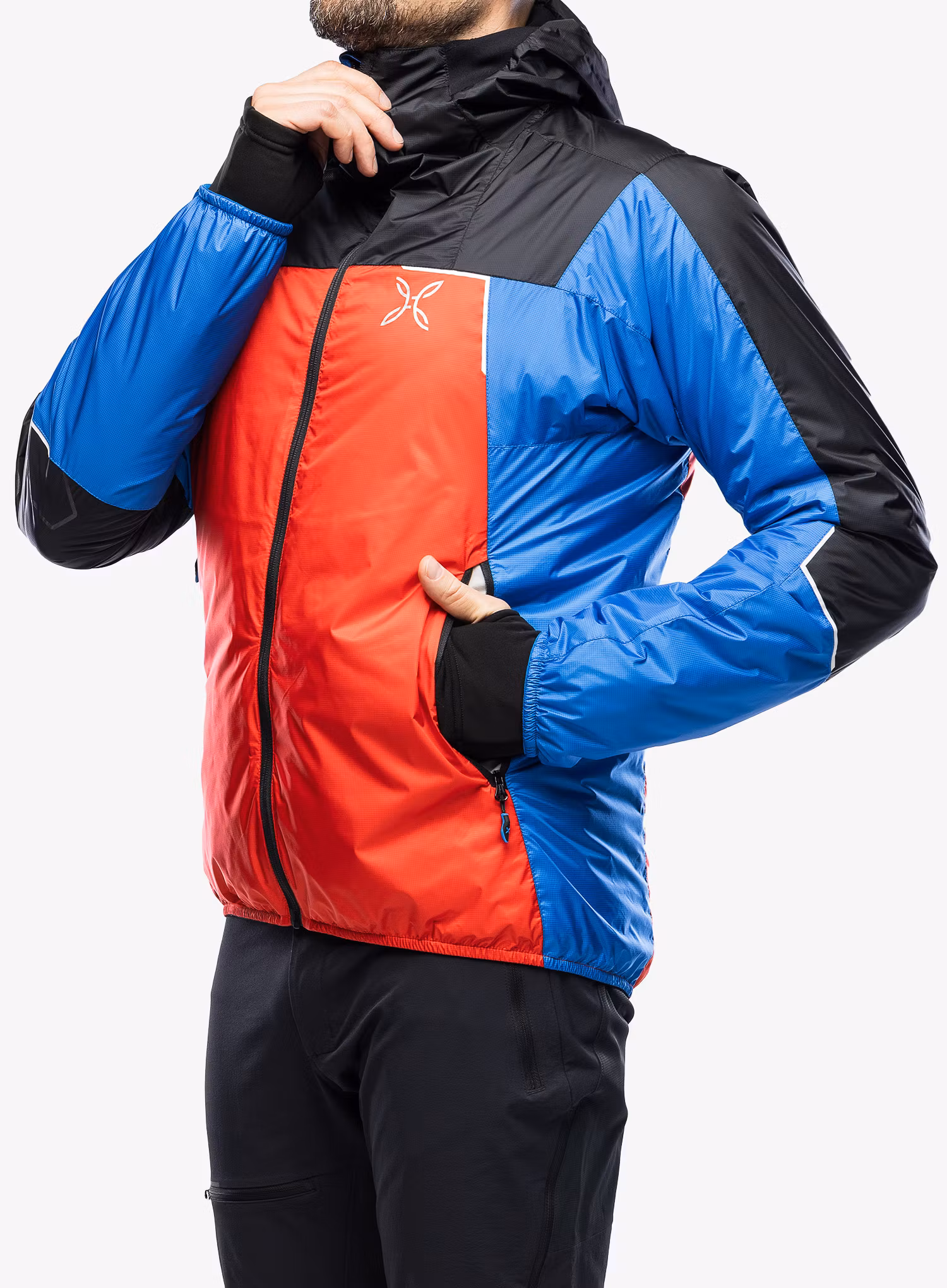 Zateplená bunda Montura Skisky 2.0 Jacket - power red/bright blue
