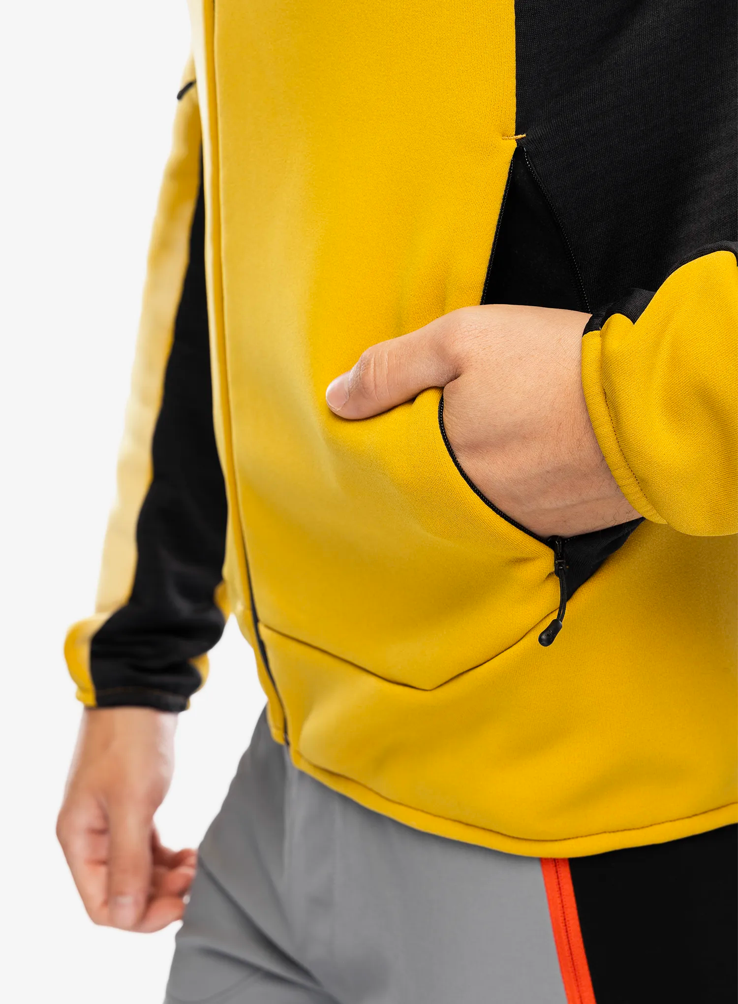 Rozepínací mikina Montura Sky Plus 2 Maglia - mustard
