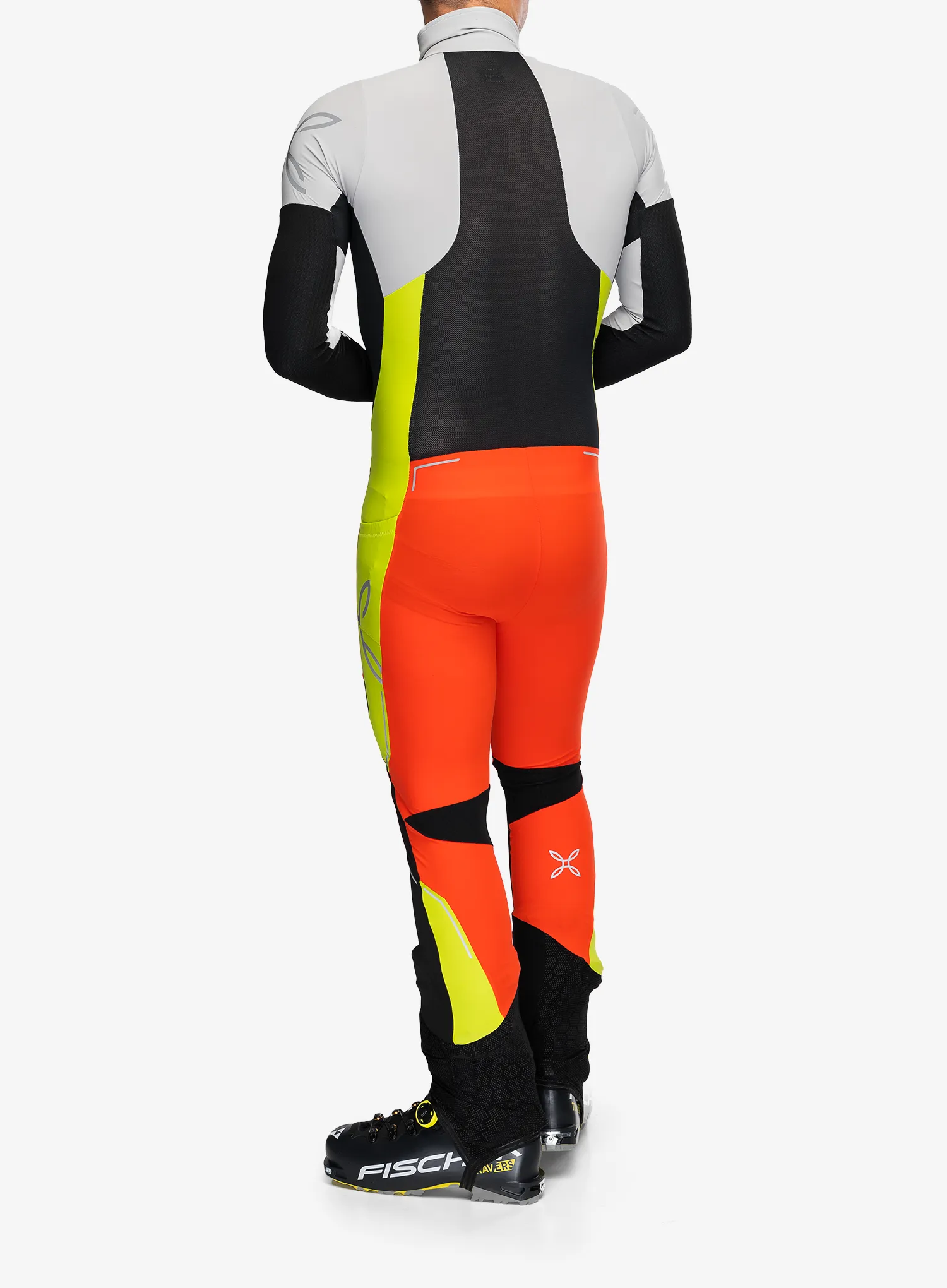 Kombinéza Montura Slick 2 Overall - orange/lime green