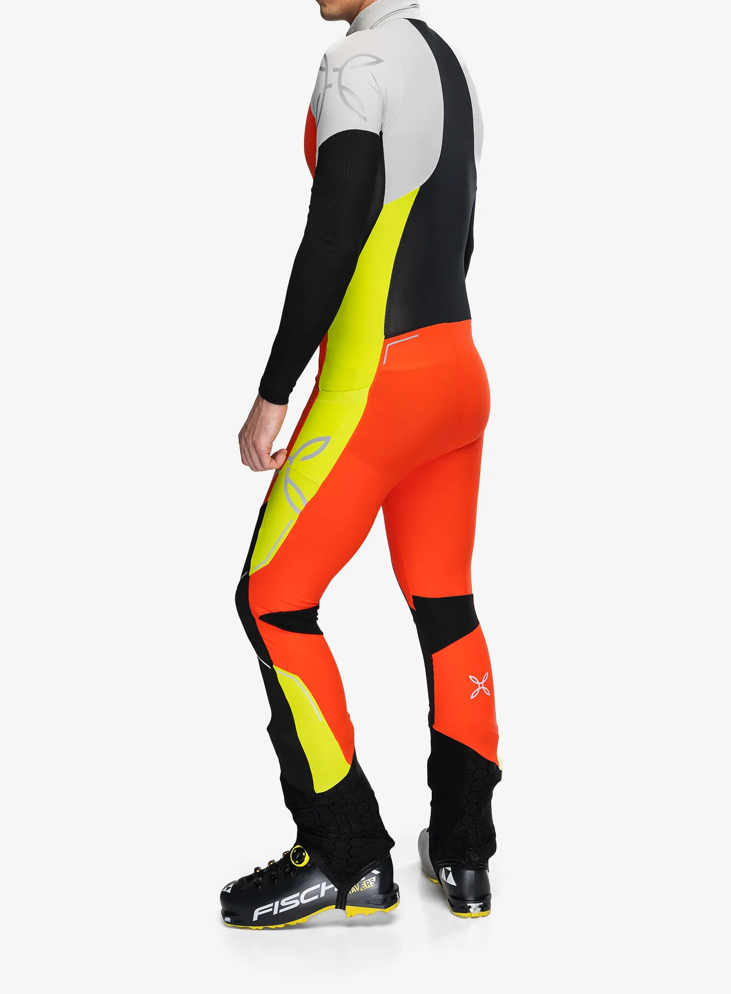 Kombinéza Montura Slick 2 Overall - orange/lime green