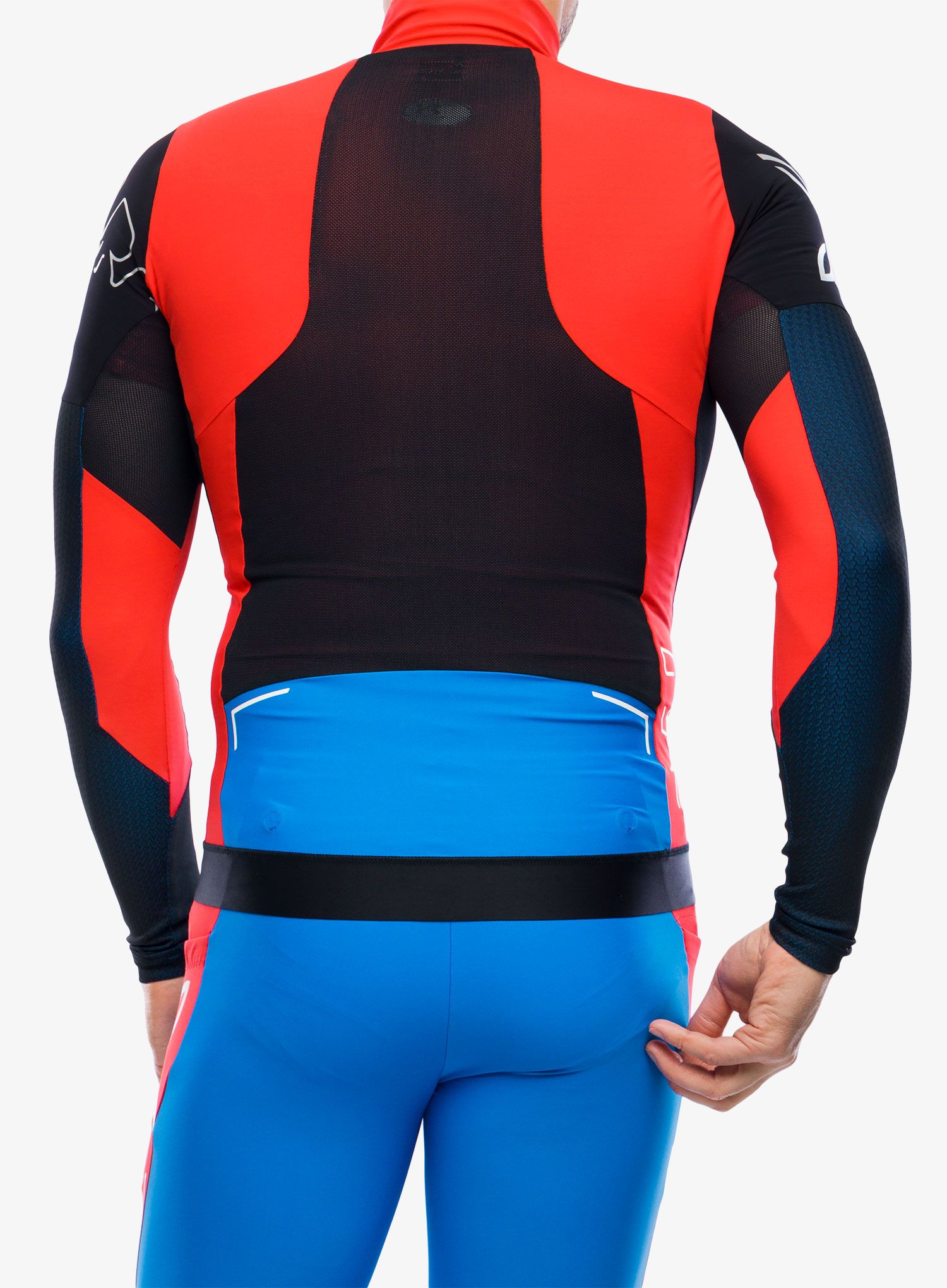Pánská mikina Montura Slick Maglia - bright blue/power red