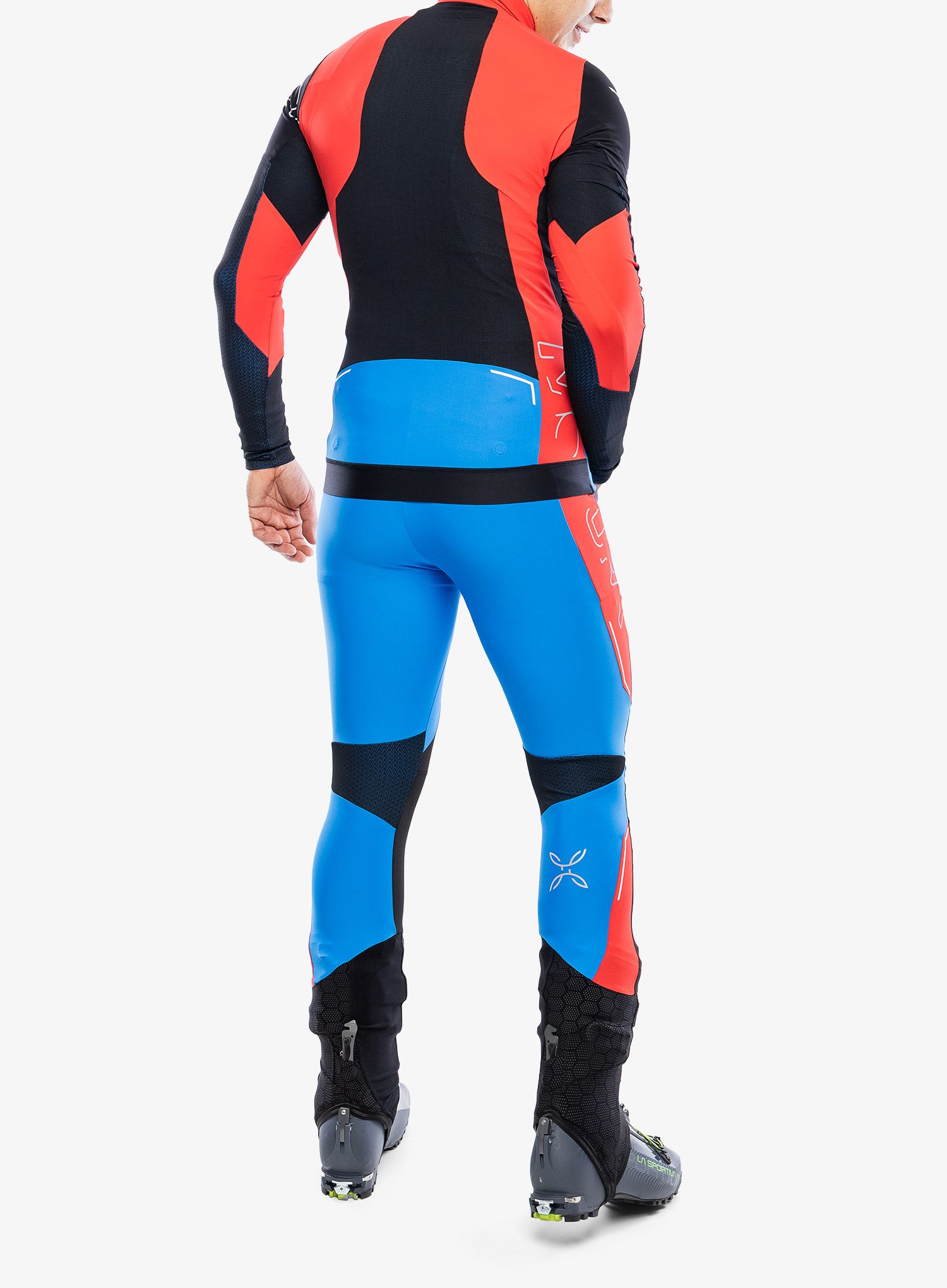 Skialpové kalhoty pánské Montura Slick Pants - bright blue/power red