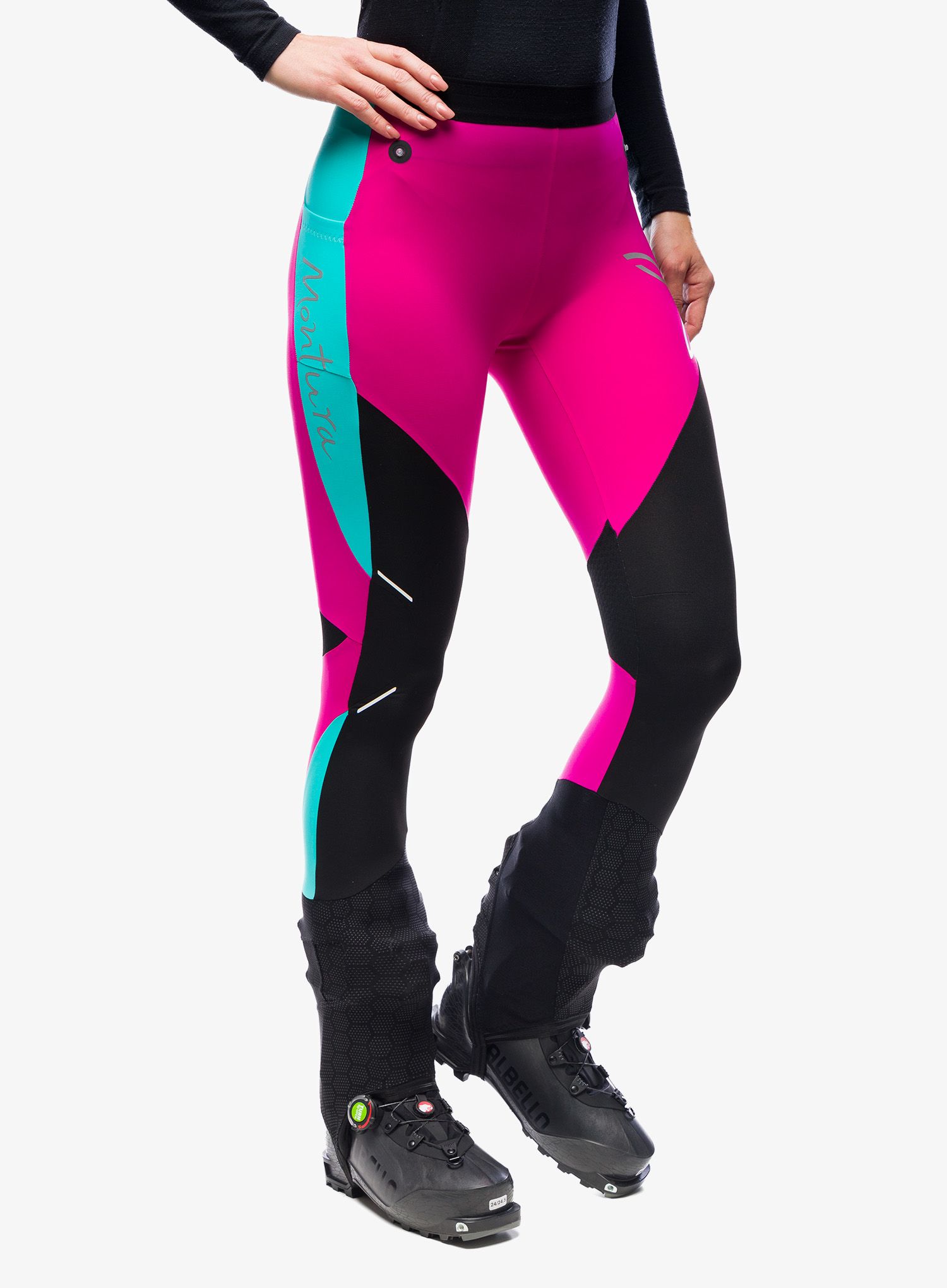 Kalhoty na skialpy dámské Montura Slick Pants - intense violet/light blue