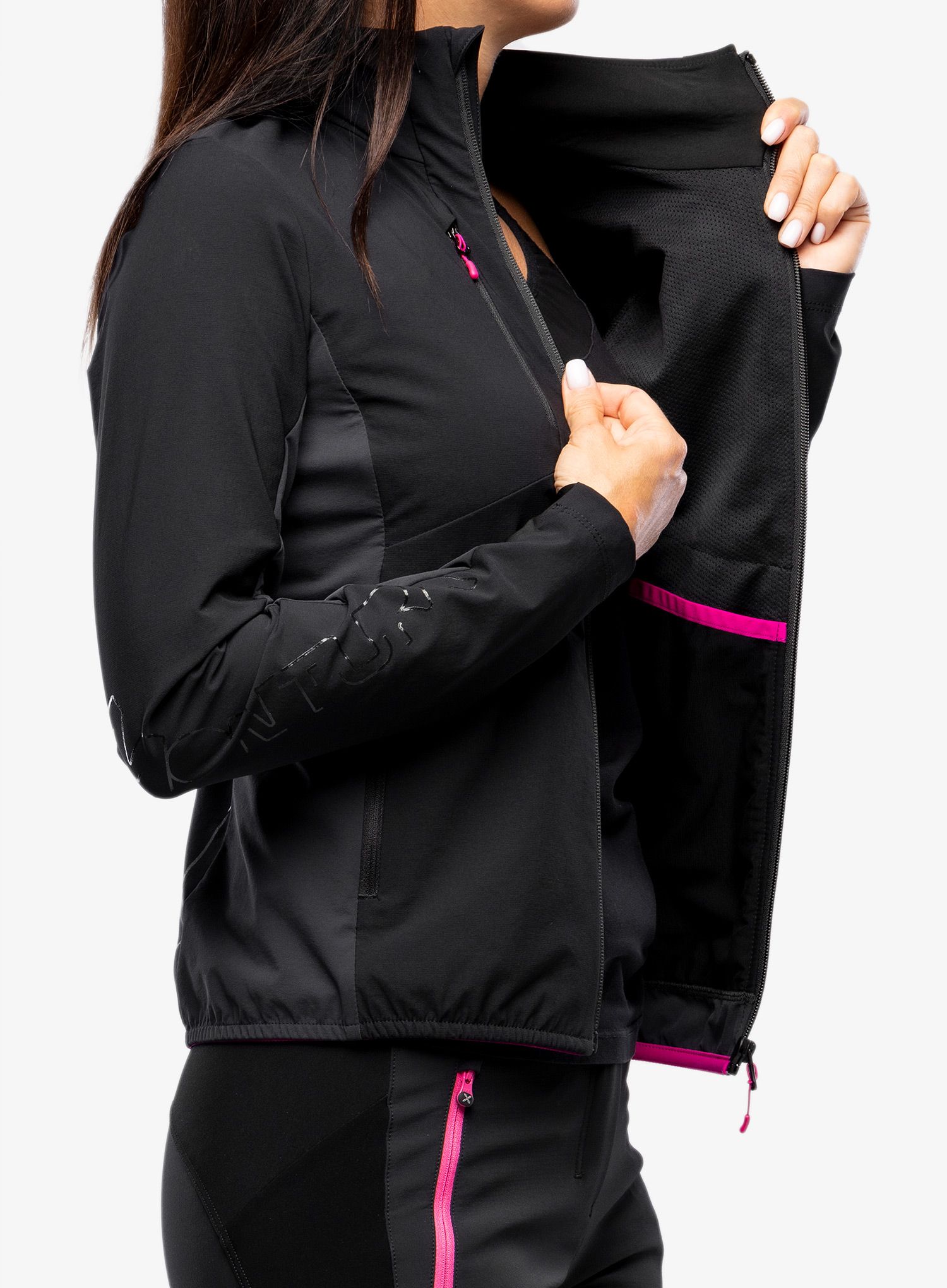 Softshellová bunda dámská Montura Speed Style Jacket - black/intense violet