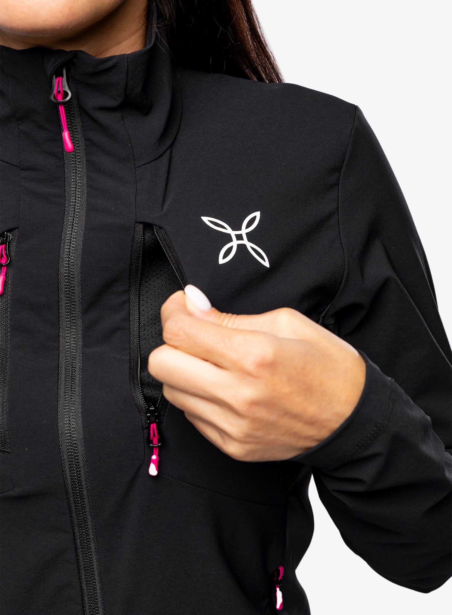 Softshellová bunda dámská Montura Speed Style Jacket - black/intense violet