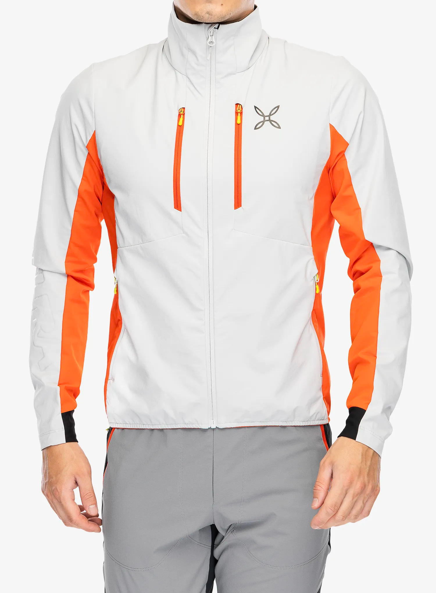Softshellová bunda Montura Speed Style Jacket - quiet grey/orange