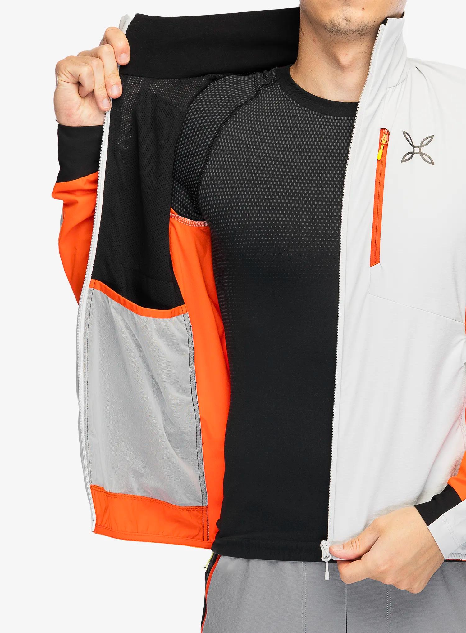 Softshellová bunda Montura Speed Style Jacket - quiet grey/orange